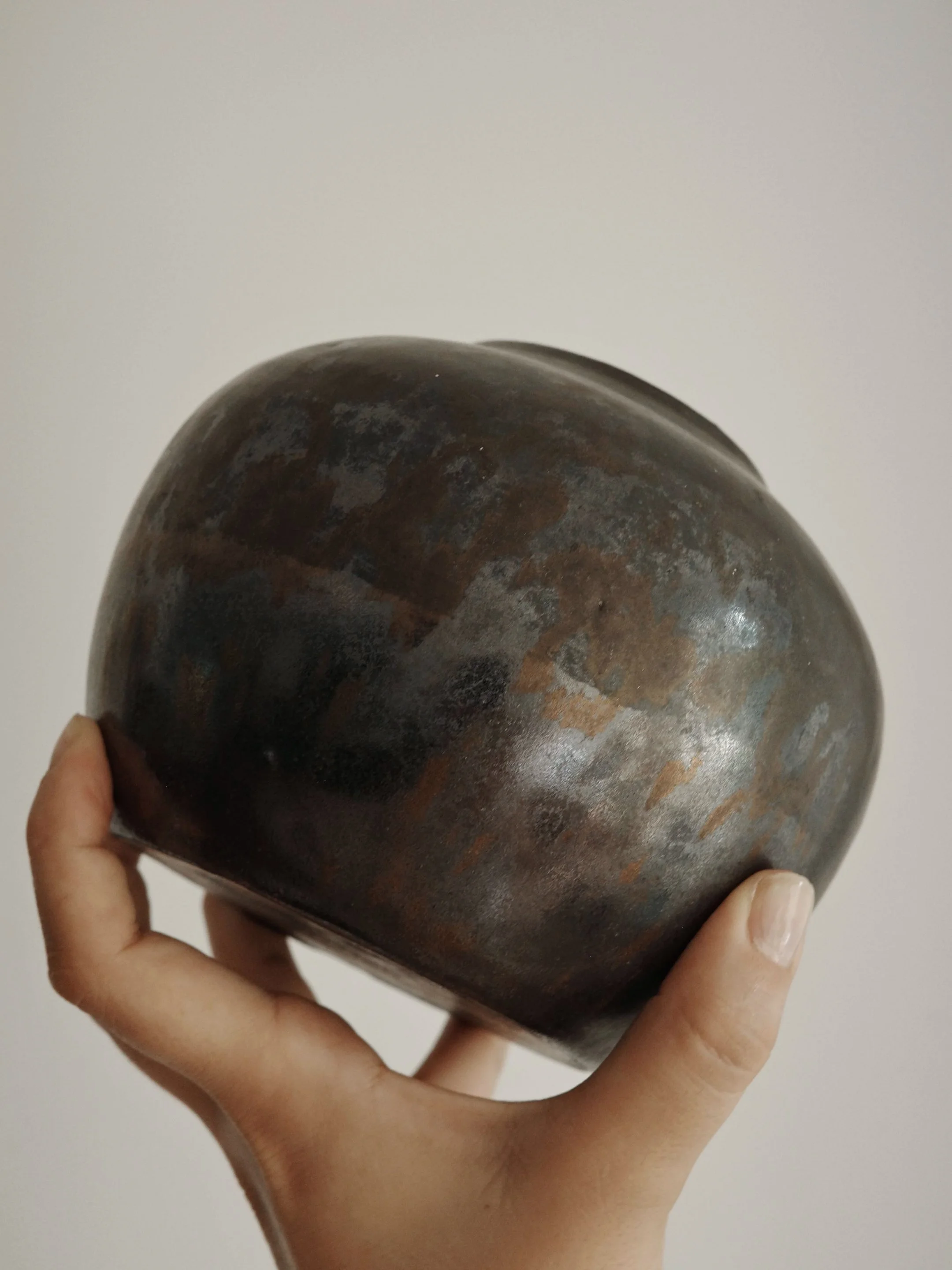 Vintage Studio Pottery Bulbous Vase