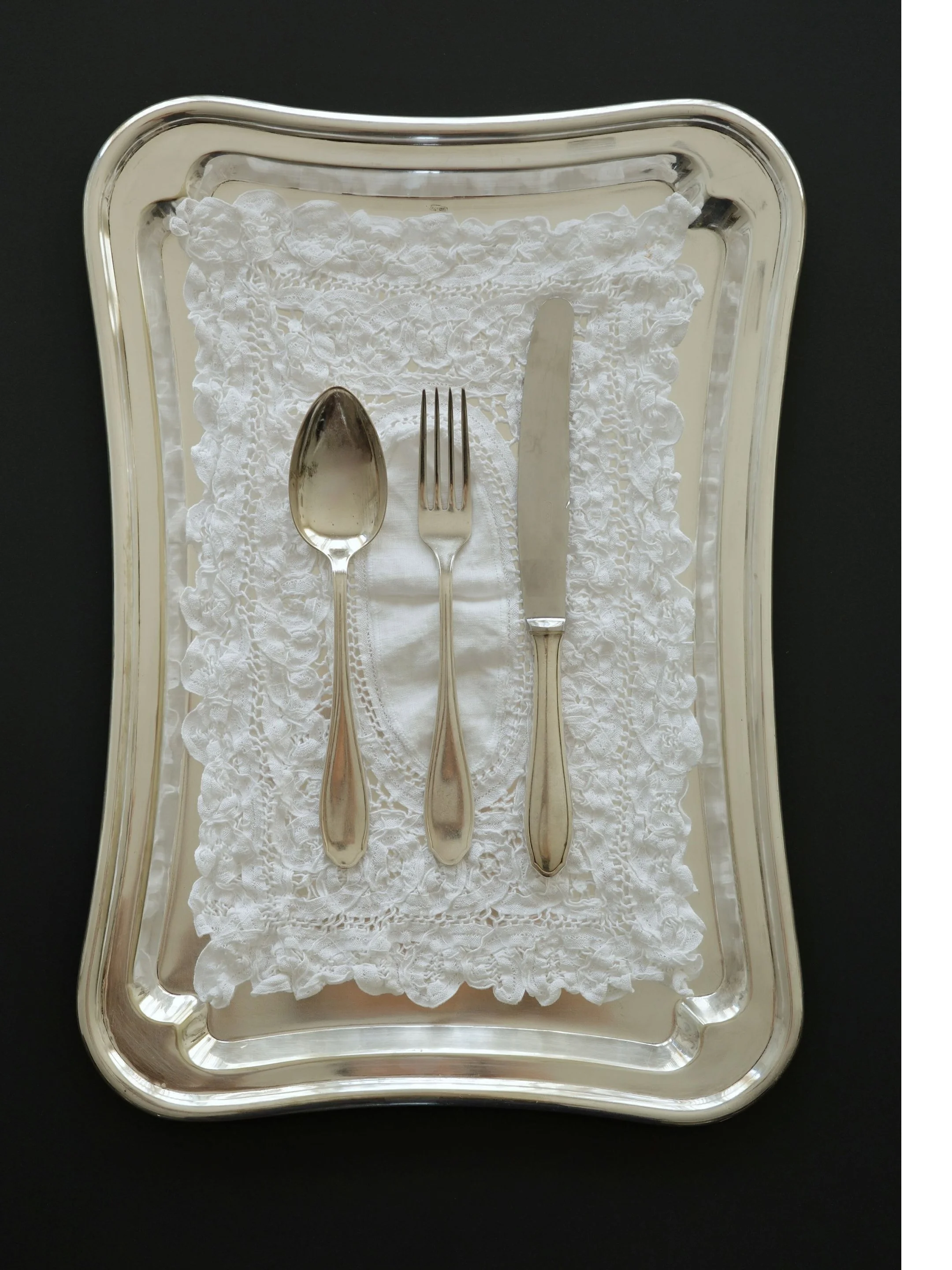 Gero 24pc Silver-Plated Flatware Set