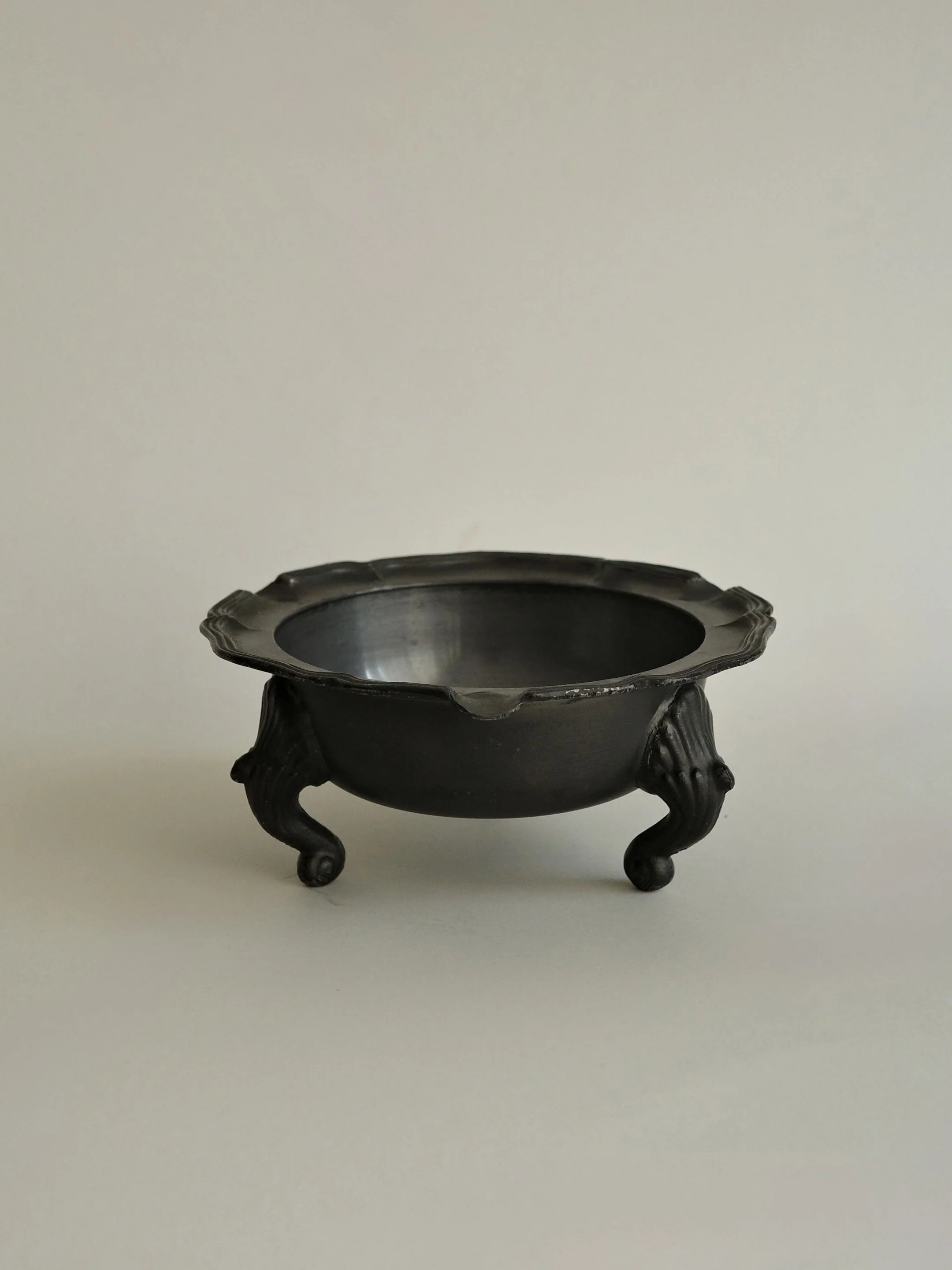Pewter Bowl Footed