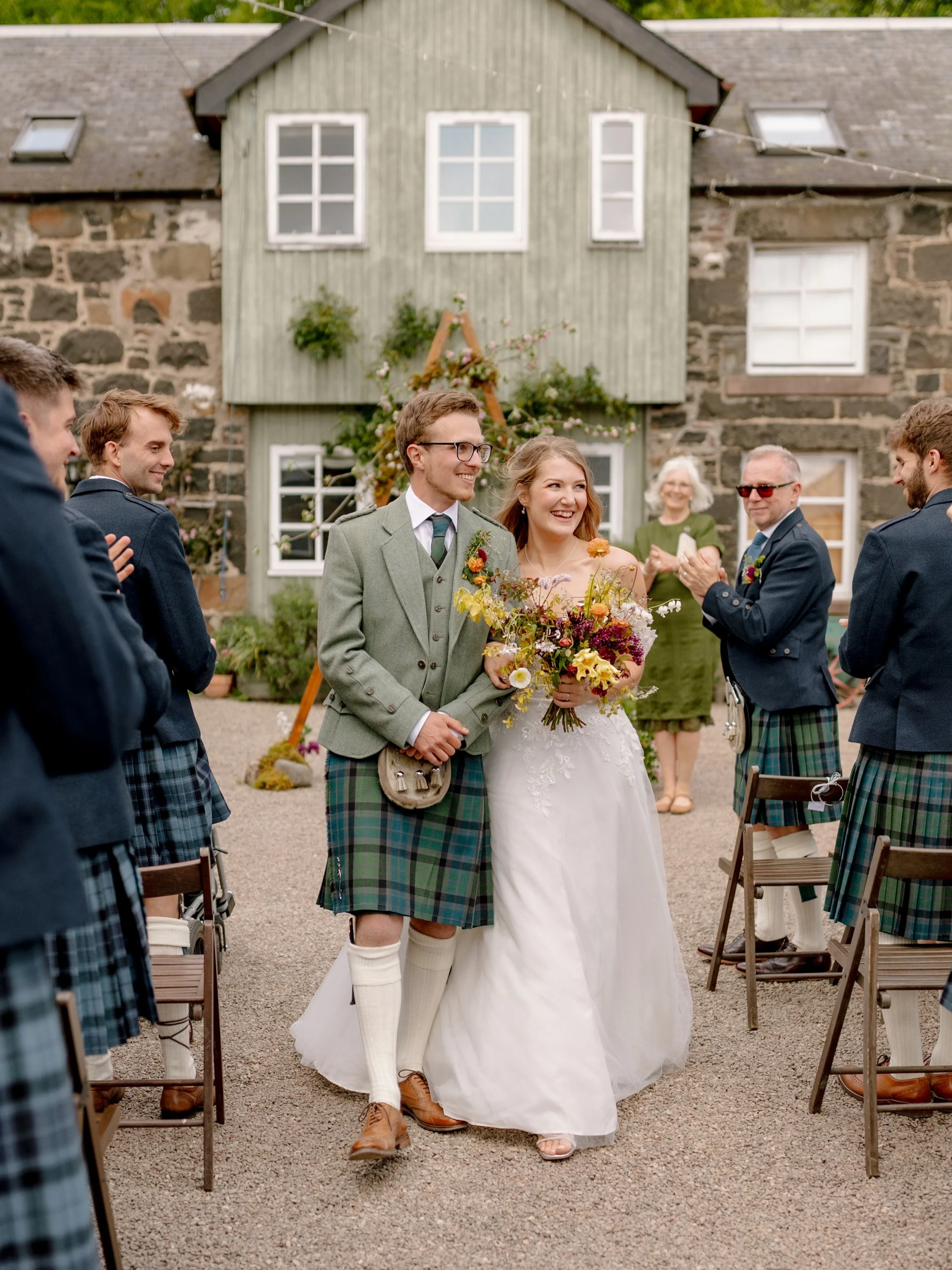 A gorgeous day capturing Aimee &amp; Ben at @comriecroftweddings 

With a love for the outdoors and nature, we hiked to a waterfall together where A &amp; B did their personal vows to one another before the ceremony.

I absolutely love that they made