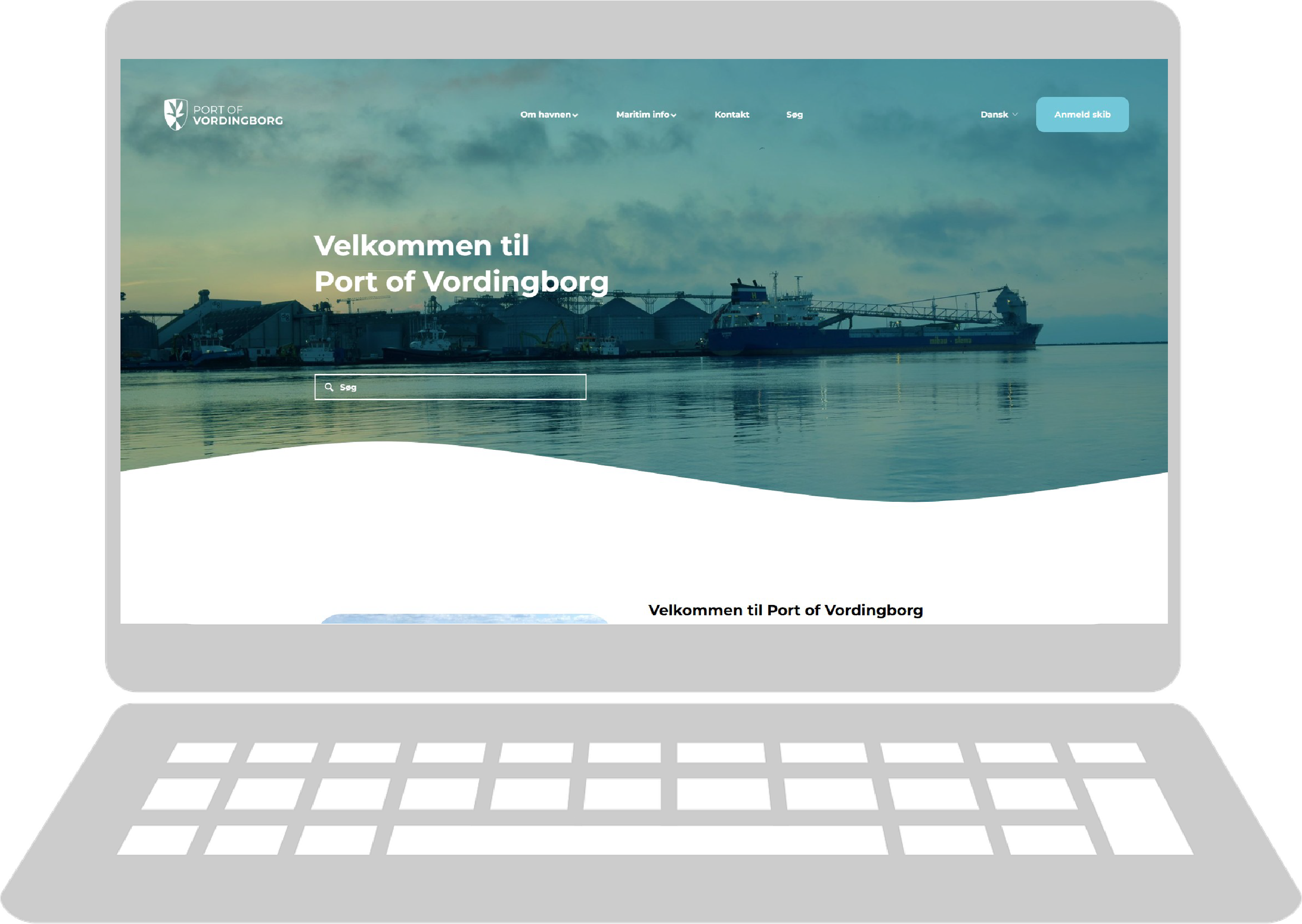 Nyheder på hjemmeside