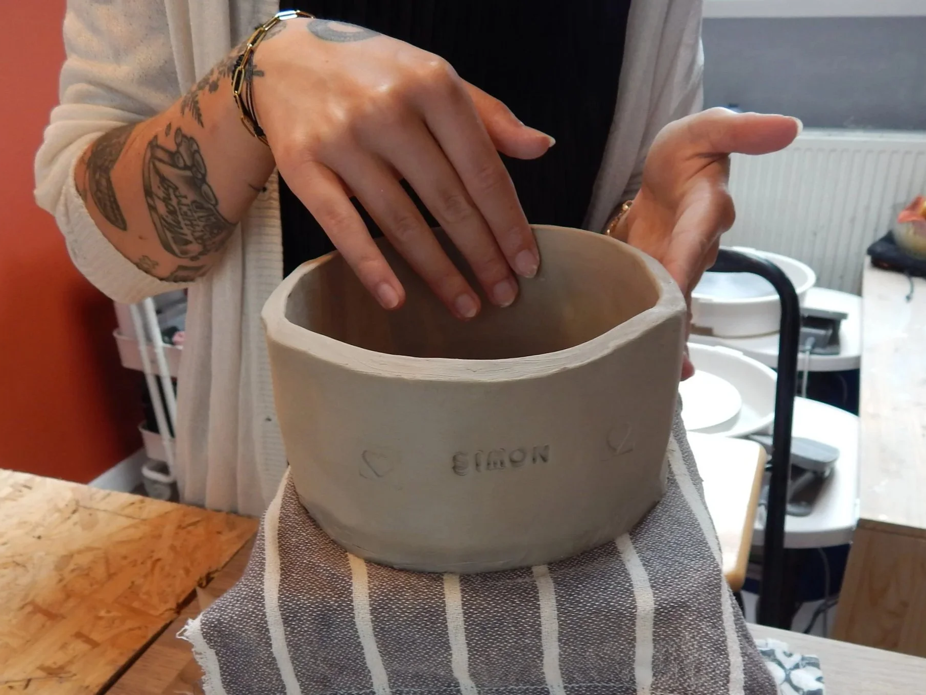 modelage gamelle ceramique