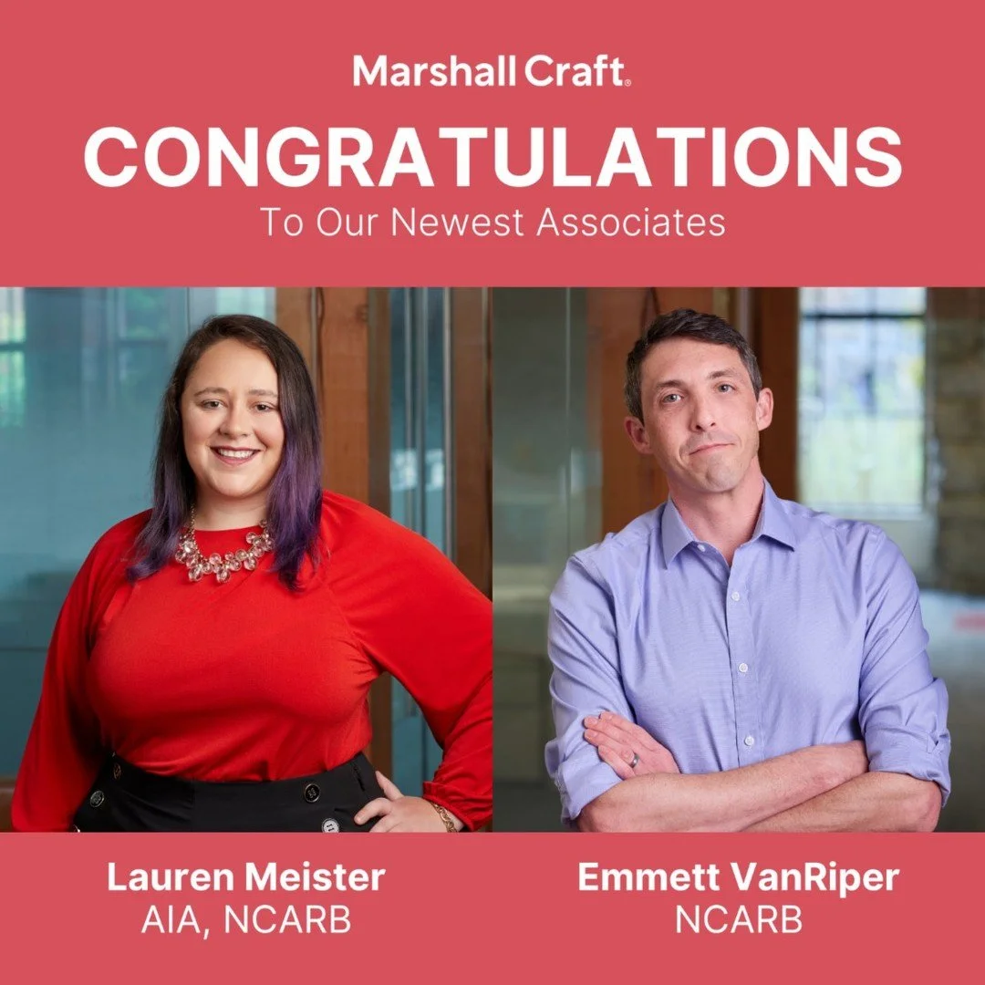We are proud to announce the promotion of Lauren Meister and Emmett VanRiper to the role of Associate. Their exceptional growth and performance, sustained contributions to the Marshall Craft team, and eagerness to embrace additional responsibilities 