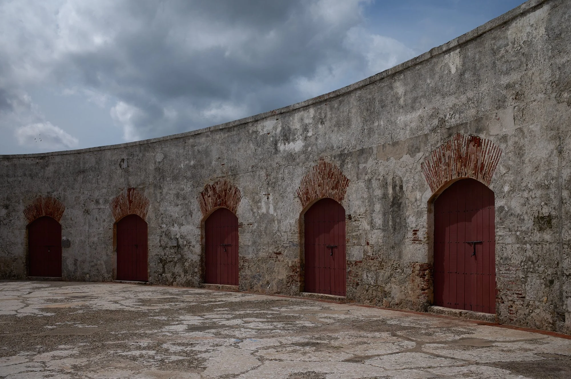 RED DOORS OF THE FORT
