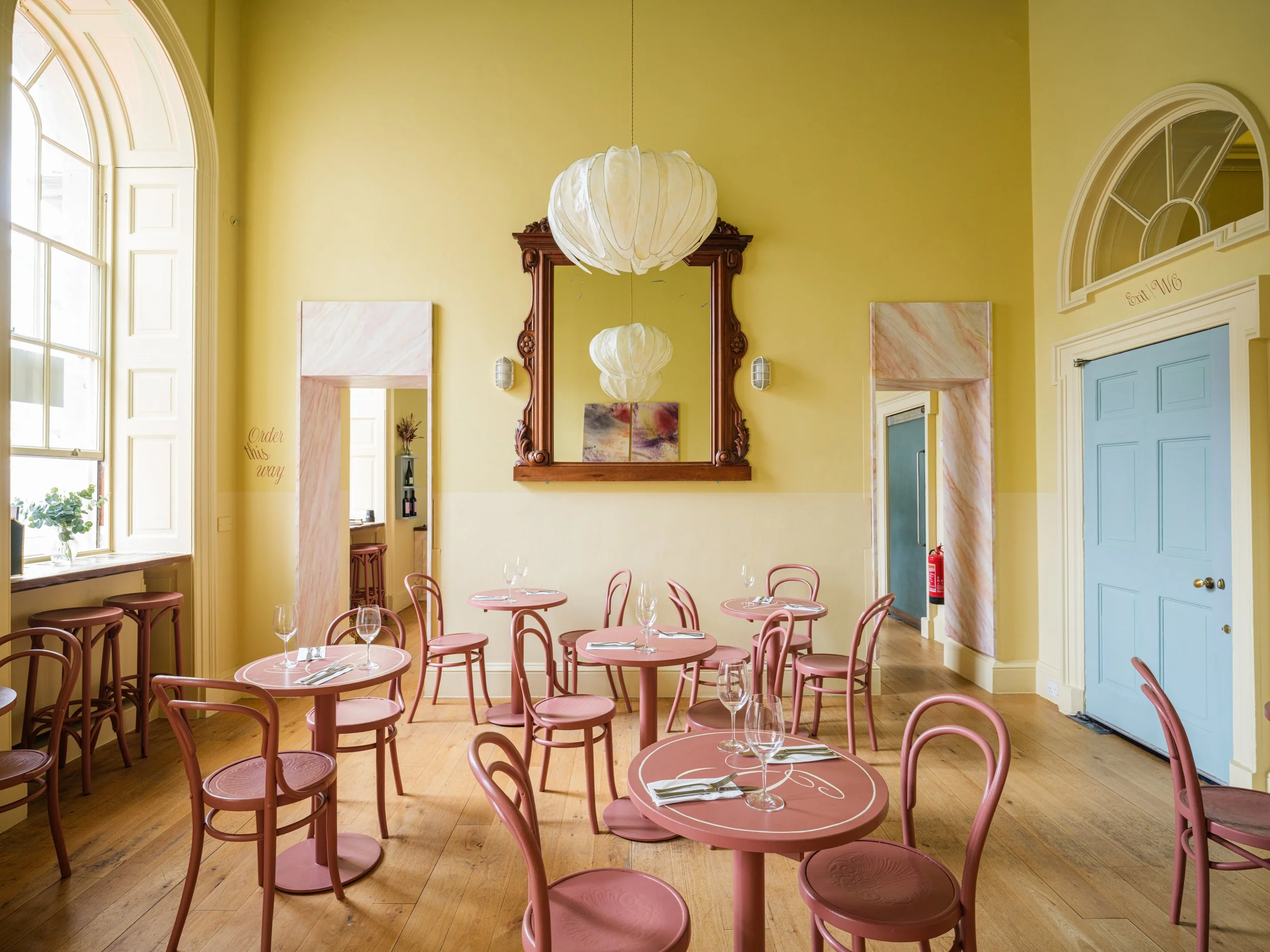 Cafe Petiole interior, London