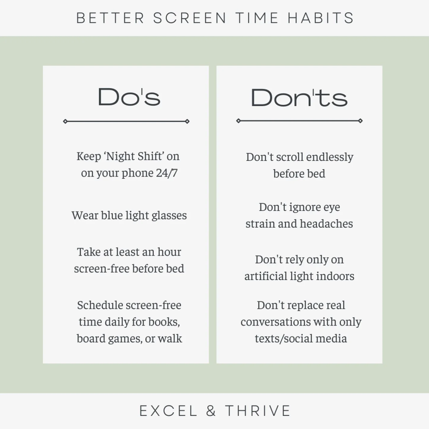 This week on the blog, we&rsquo;re diving deep into a topic that resonates with so many of us: better screen time habits.

There are many simple strategies we can implement to create healthier habits! 

So, if you&rsquo;re ready to take a step toward