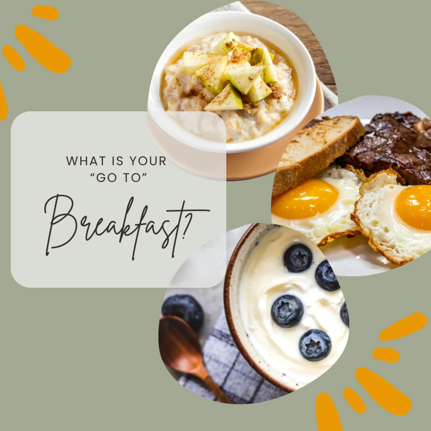 We are curious: what are you enjoying to kickstart your mornings? Comment below! 

In our latest blog post, we talked oats&mdash;but let&rsquo;s not forget the other breakfast options we have praised in the past! 

From grass-fed steak to plain raw G
