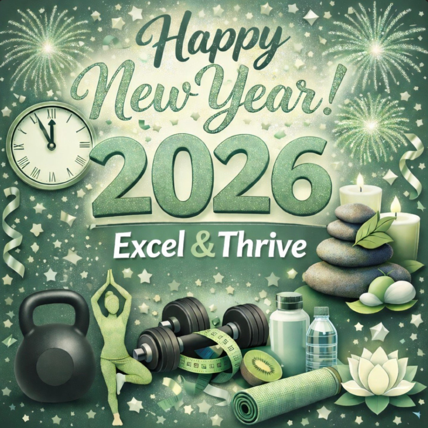 Happy New Year Everyone!

#excelandthrive #newyear #nye2026 #merrychristmas #holidayhealth #wellness
