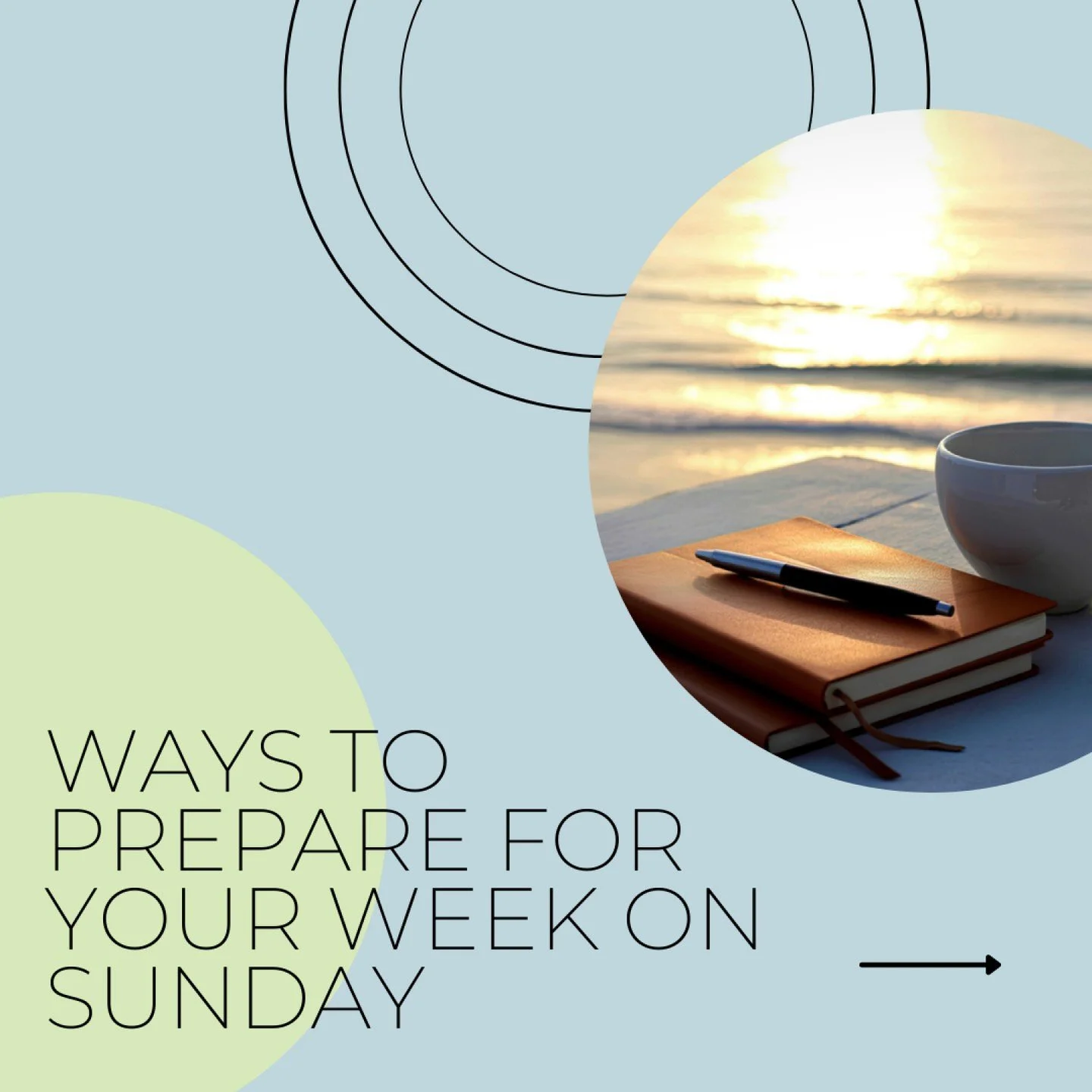 As we transition from the hustle of the week into a more serene mindset, Sunday is the perfect opportunity to engage in a little self-care and reset our intentions for the days ahead.

Share your Sunday reset rituals in the comments!

#SundayReset #S