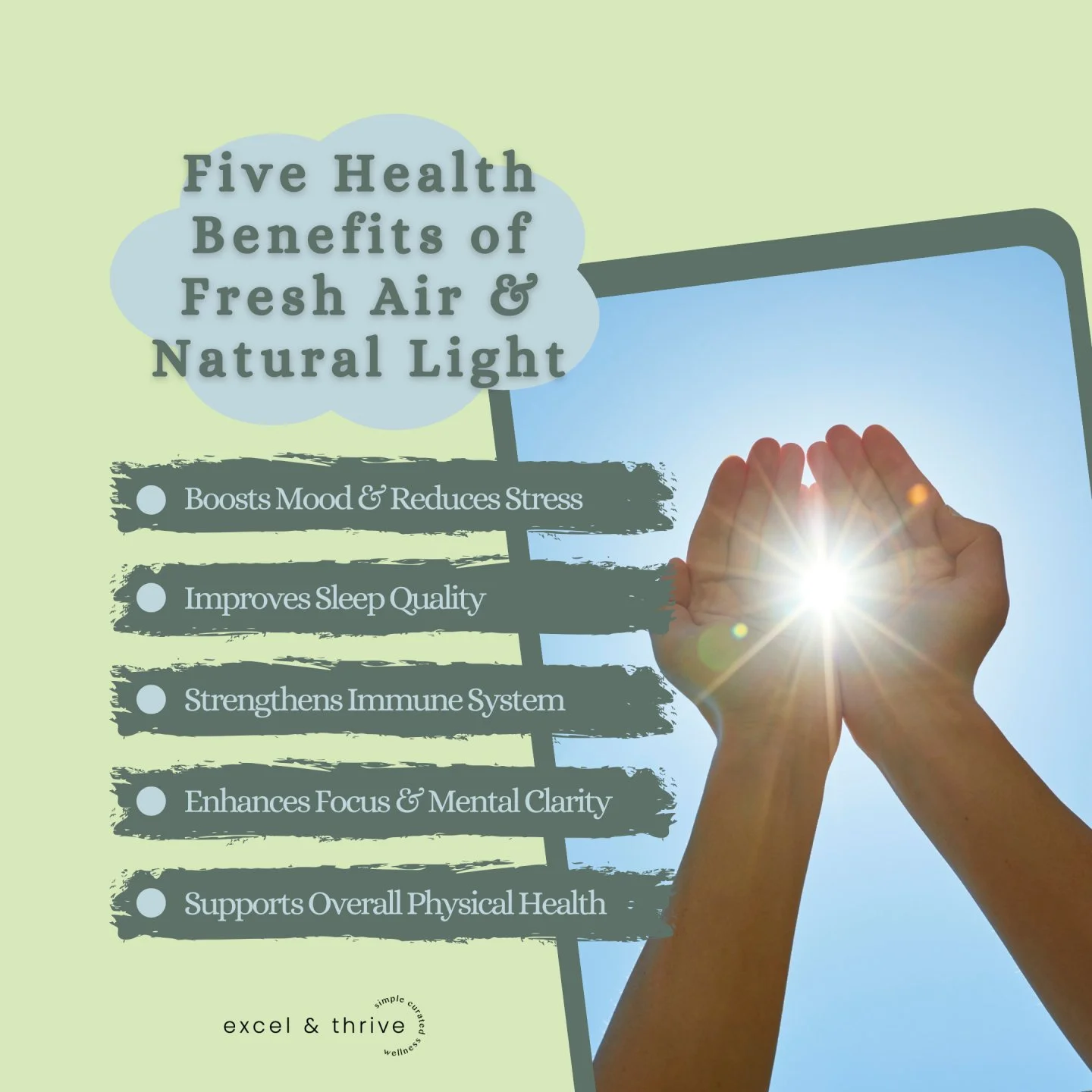 There&rsquo;s something truly magical about stepping outside and feeling the fresh air on your skin. 

Nature has an incredible way of grounding us, helping us to reconnect with ourselves and the present moment. 

So, take a moment today to embrace t