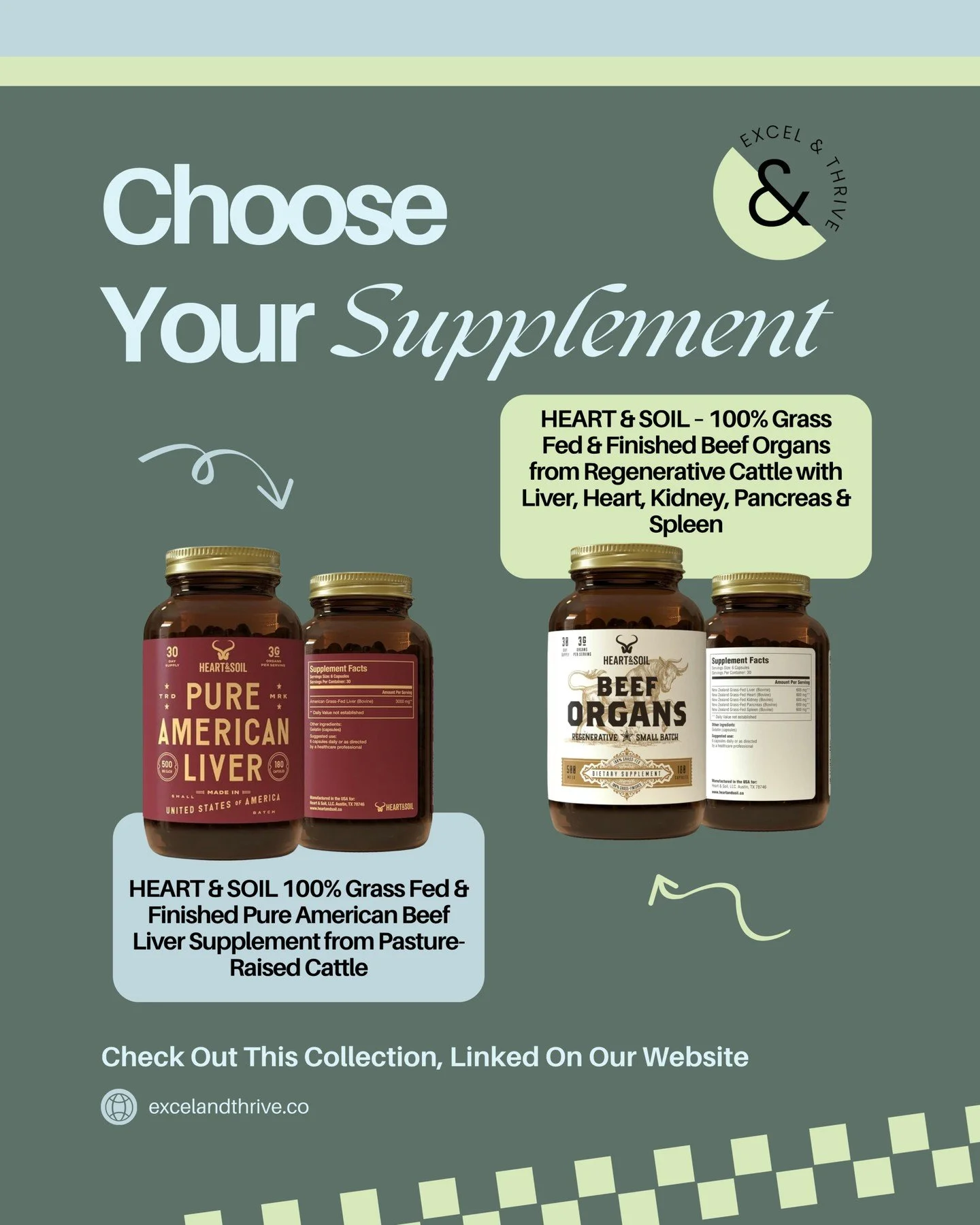 These little powerhouses can make a world of difference. 🐄🤠

Have questions about any of these supplements or want to share your favorites? Drop them in the comments below! We love hearing from you! 💬 

#WellnessJourney #HealthyLiving #Supplements