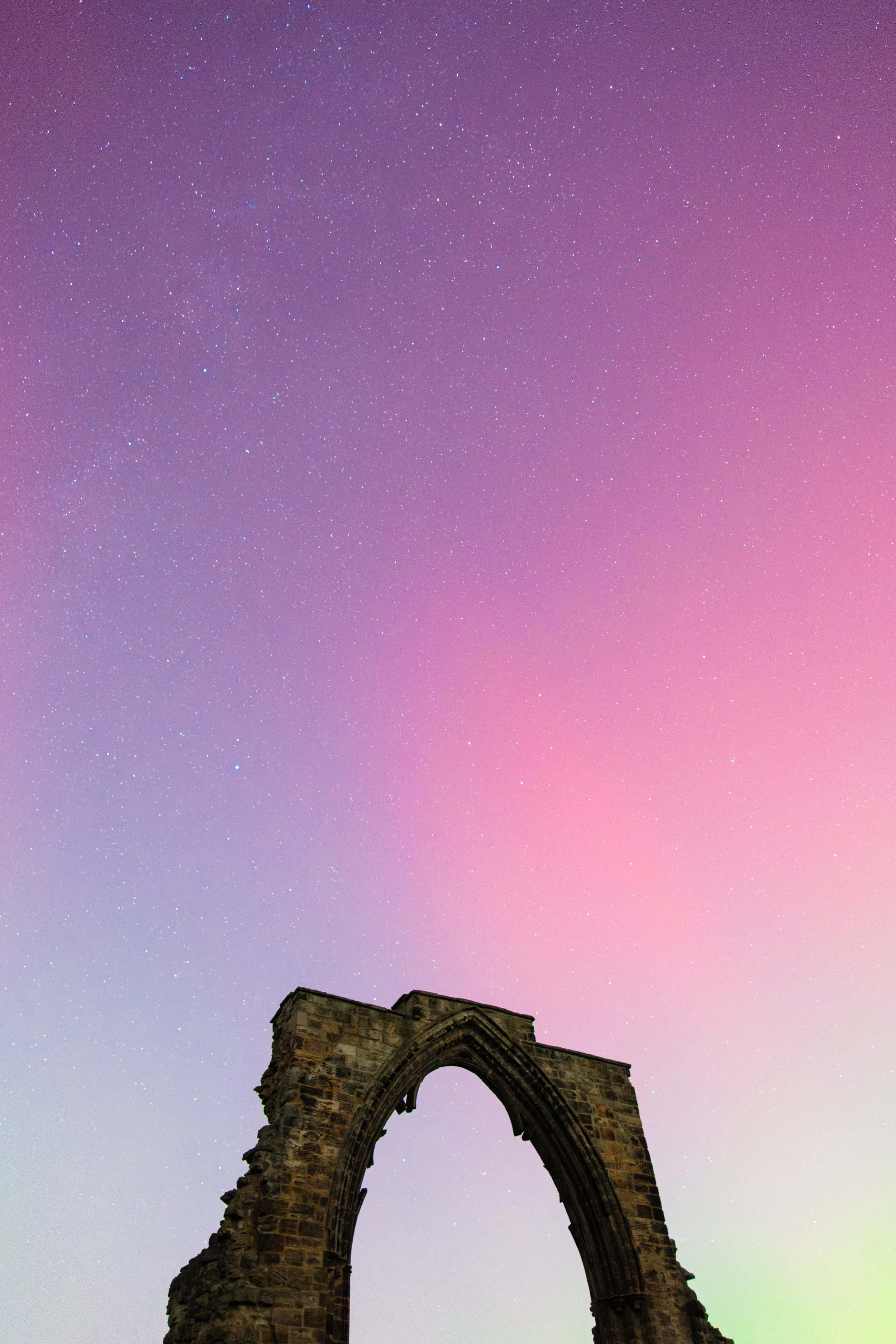 The Aurora Above The Arch
