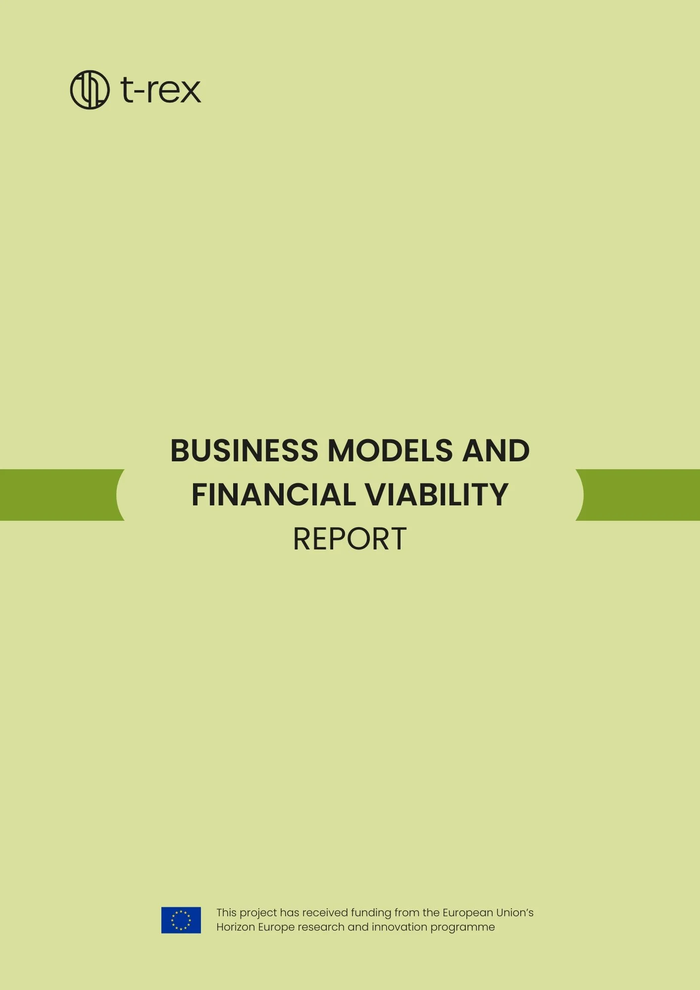 T-REX project report: business models & financial viability