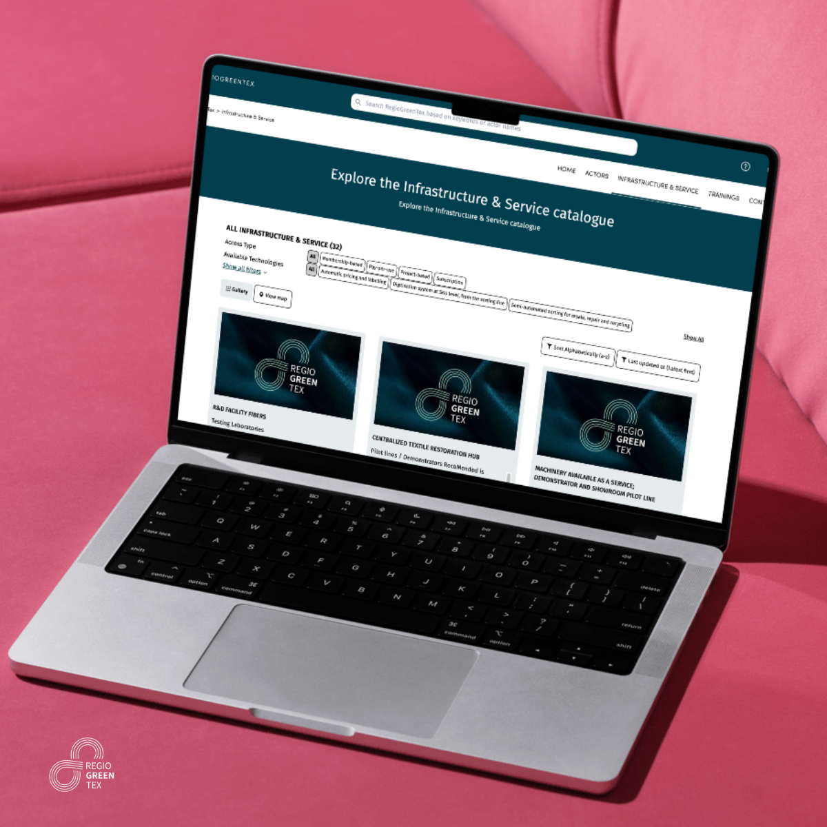 RegioGreenTex Infrastructure Database