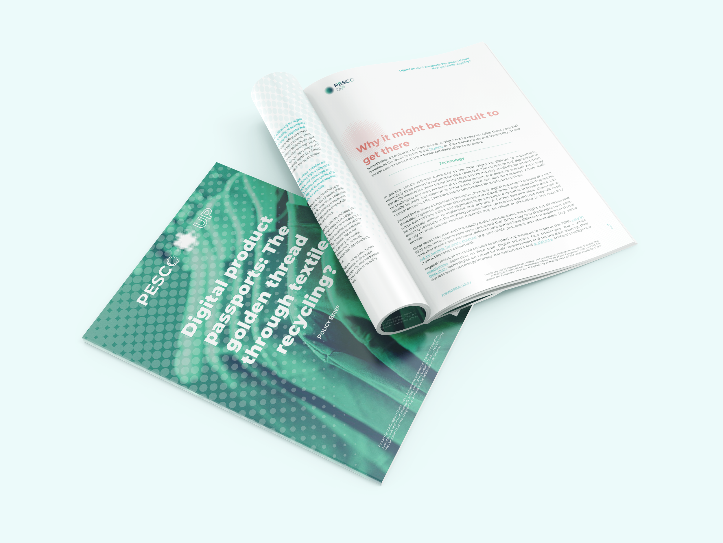 PESCO-UP’s “Digital product passports: The golden thread through textile recycling?”</span>