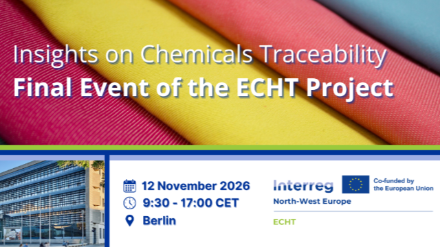 Final ECHT Dissemination Event. Enable Digital Product Passports with Chemicals Traceability for a Circular Economy