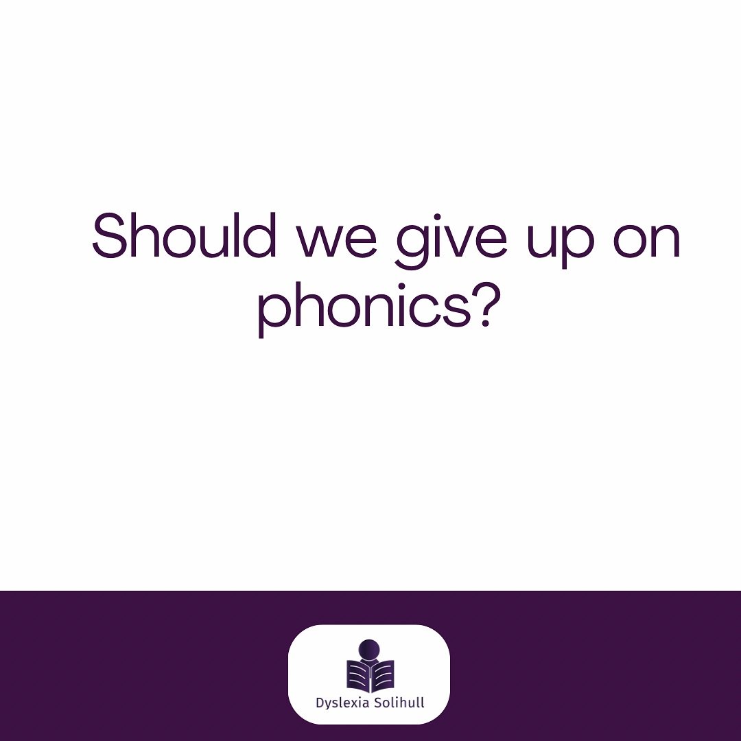 Please don&rsquo;t give up! 

There are other approaches such as learning words as whole words. This is called recognising sight words and it&rsquo;s often taught through precision teaching. It&rsquo;s hugely important and very helpful BUT problems a