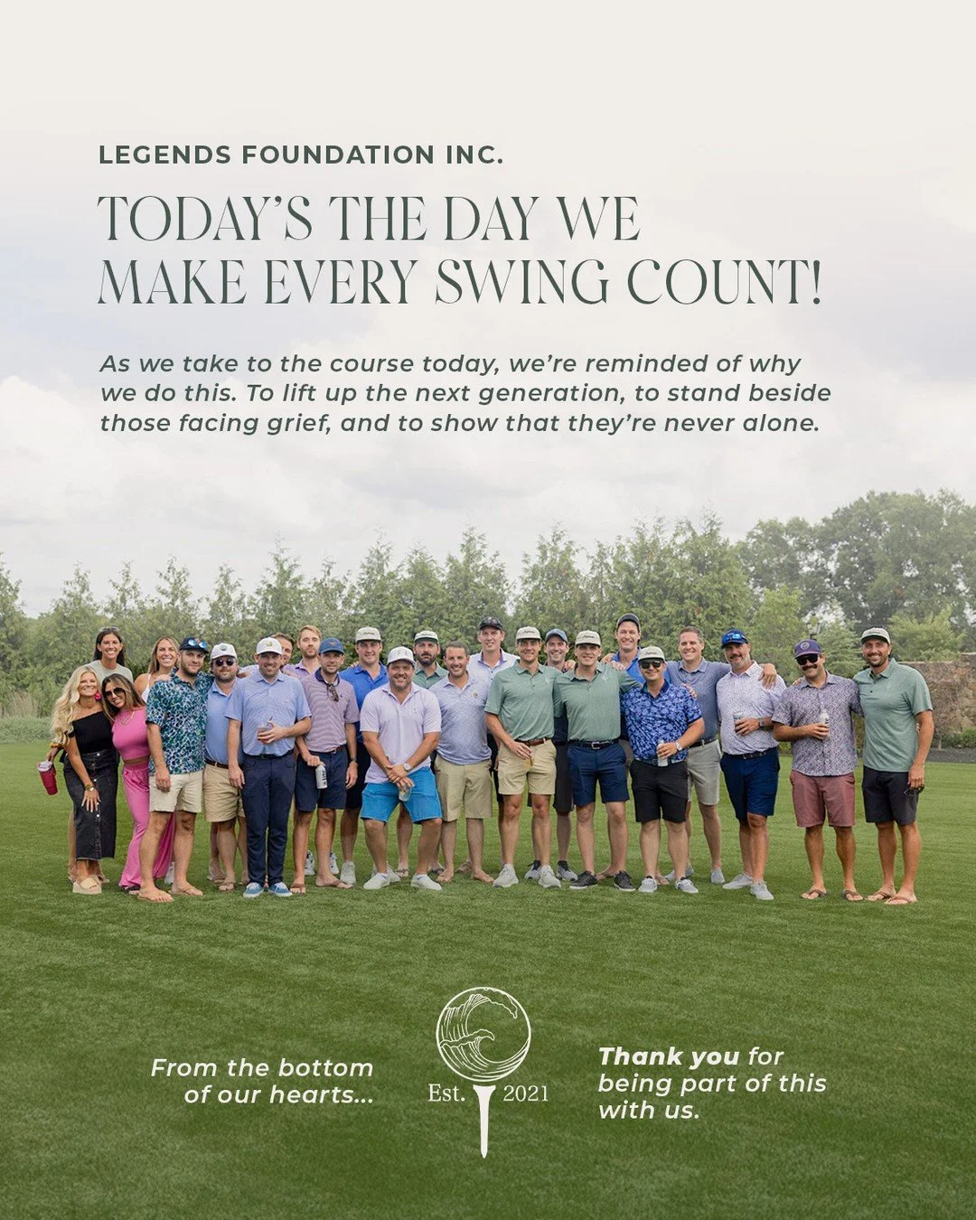 Today&rsquo;s the day we make every swing count! ⛳️✨

The 2025 Legends Golf Outing is officially underway, and we couldn&rsquo;t be more excited! From friendly competition on the course to unforgettable moments at the after party, today is about comi