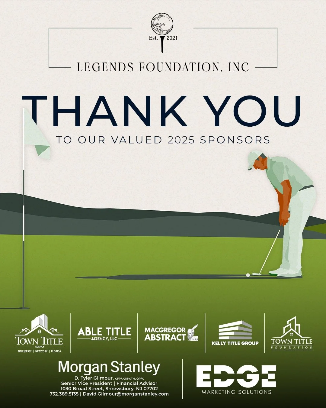 We&rsquo;re incredibly grateful to the sponsors who helped make last year&rsquo;s Legends Foundation event possible. Your support plays a meaningful role in helping us serve children who are navigating the loss of a parent or guardian.

Platinum Spon