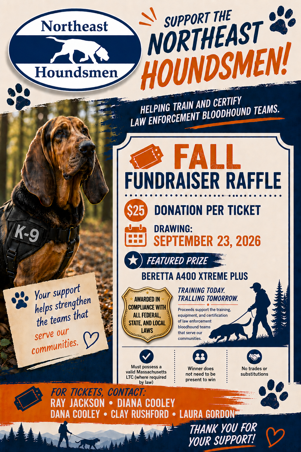 Northeast Houndsmen Fundraiser Raffle