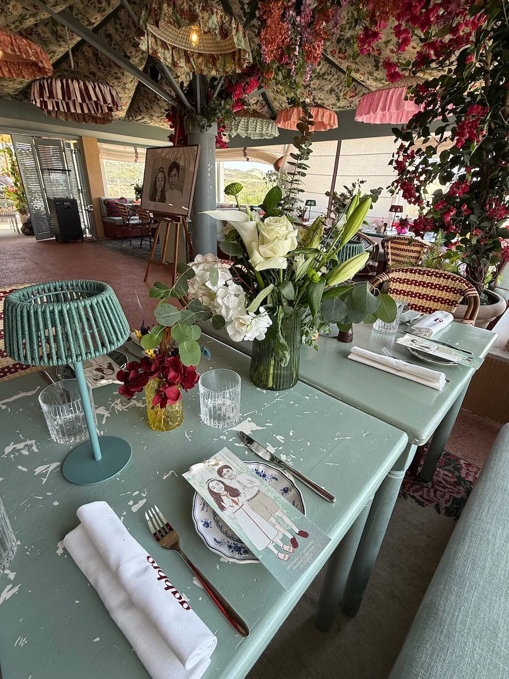 Florals for Baptism | Gabbro Restaurant Guincho