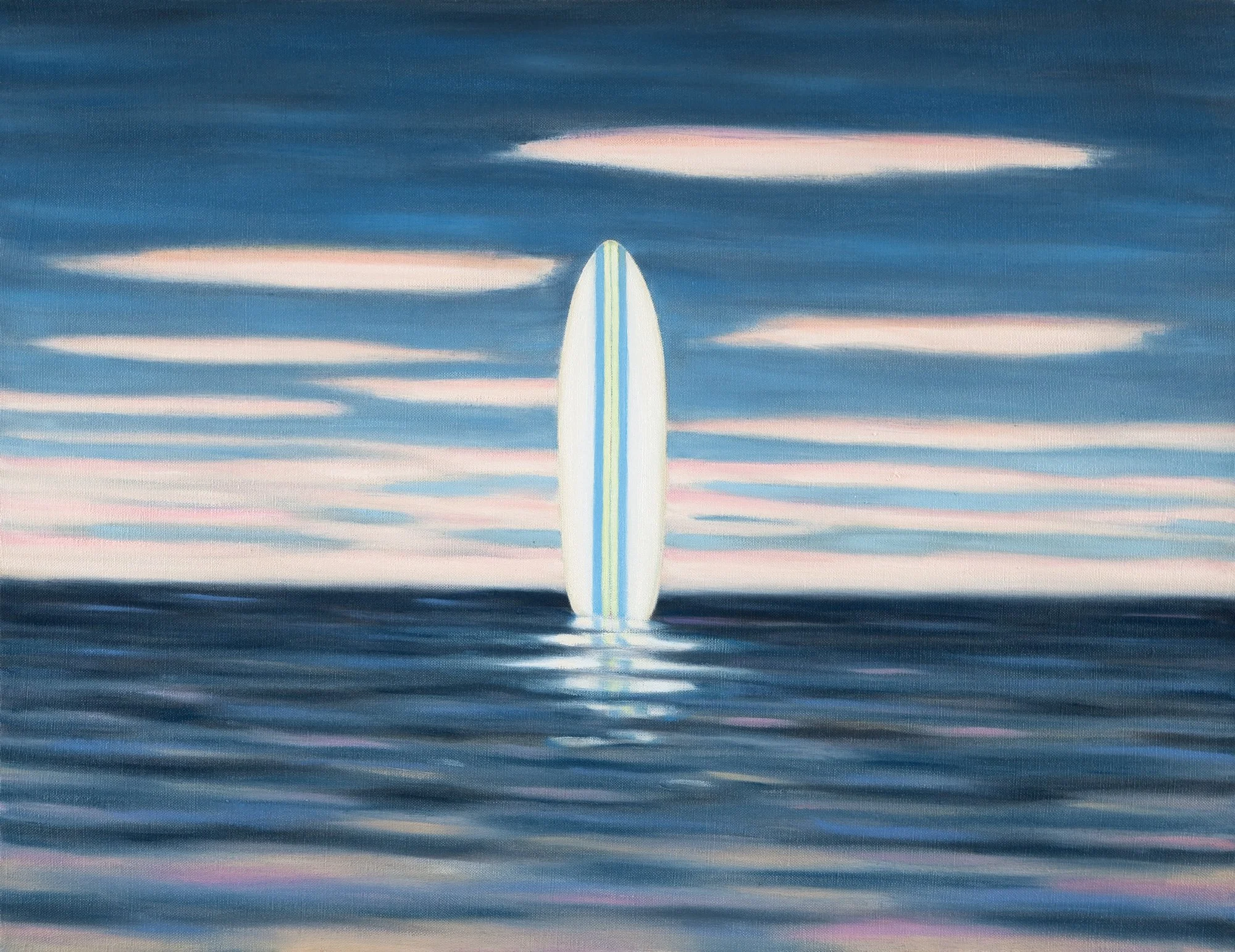 Untitled (Blue Stripe Board), 2010