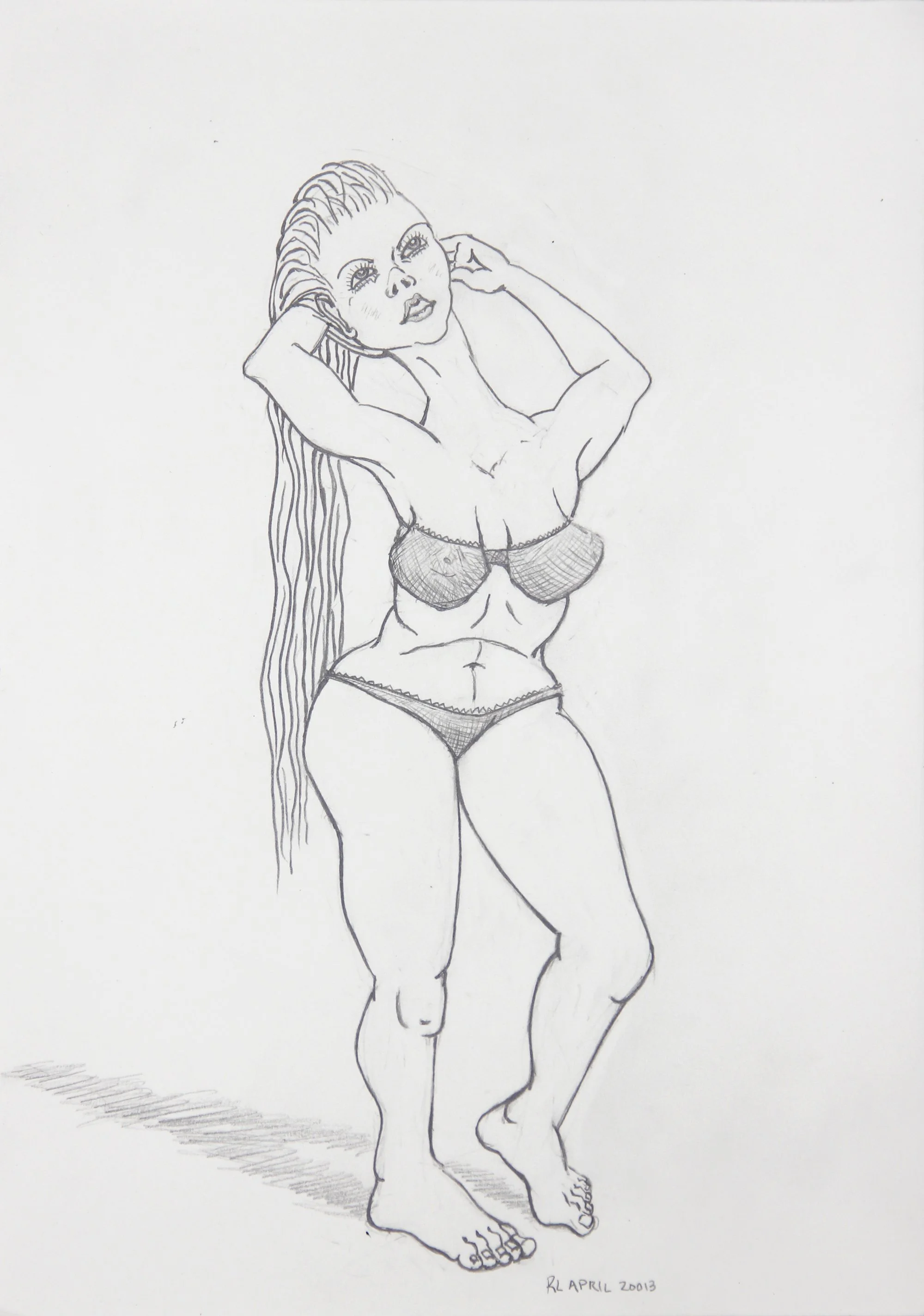 Lady with Long Hair, 2013
