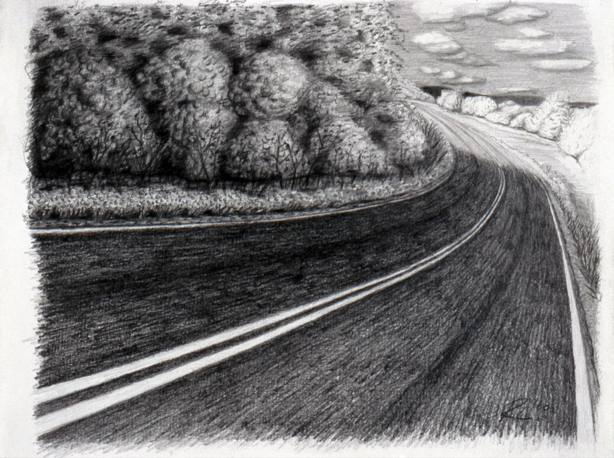 Untitled Road Bend, 2002