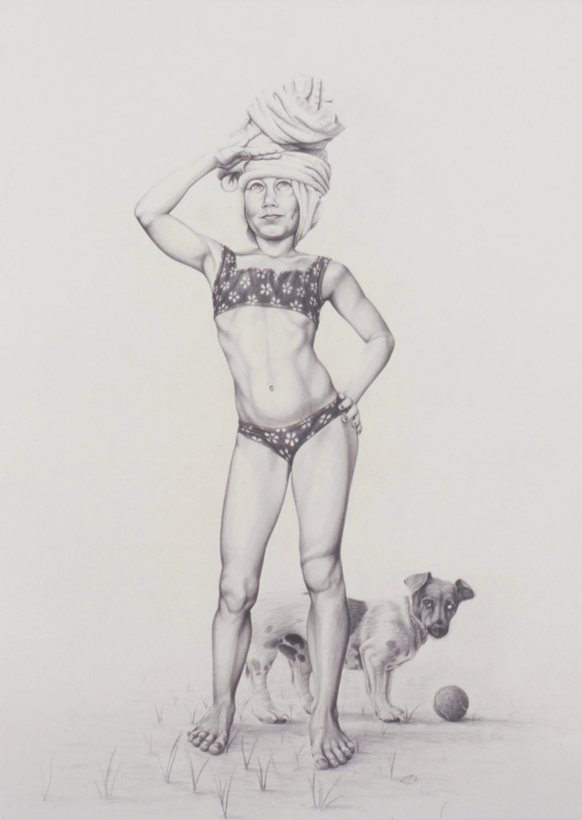 Study for Jack Russell and the Nymph, 2001