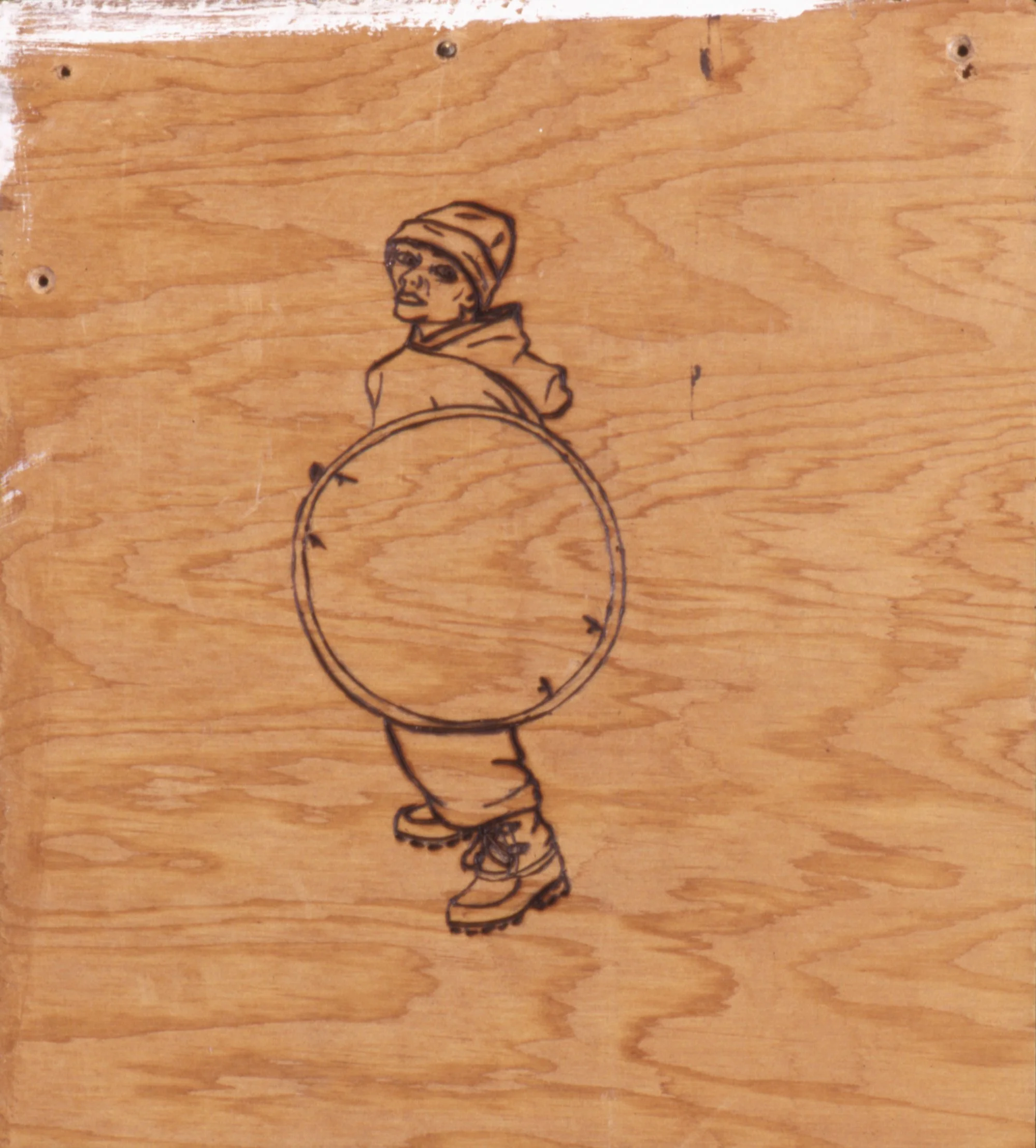 Untitled Wood Burning, 1997