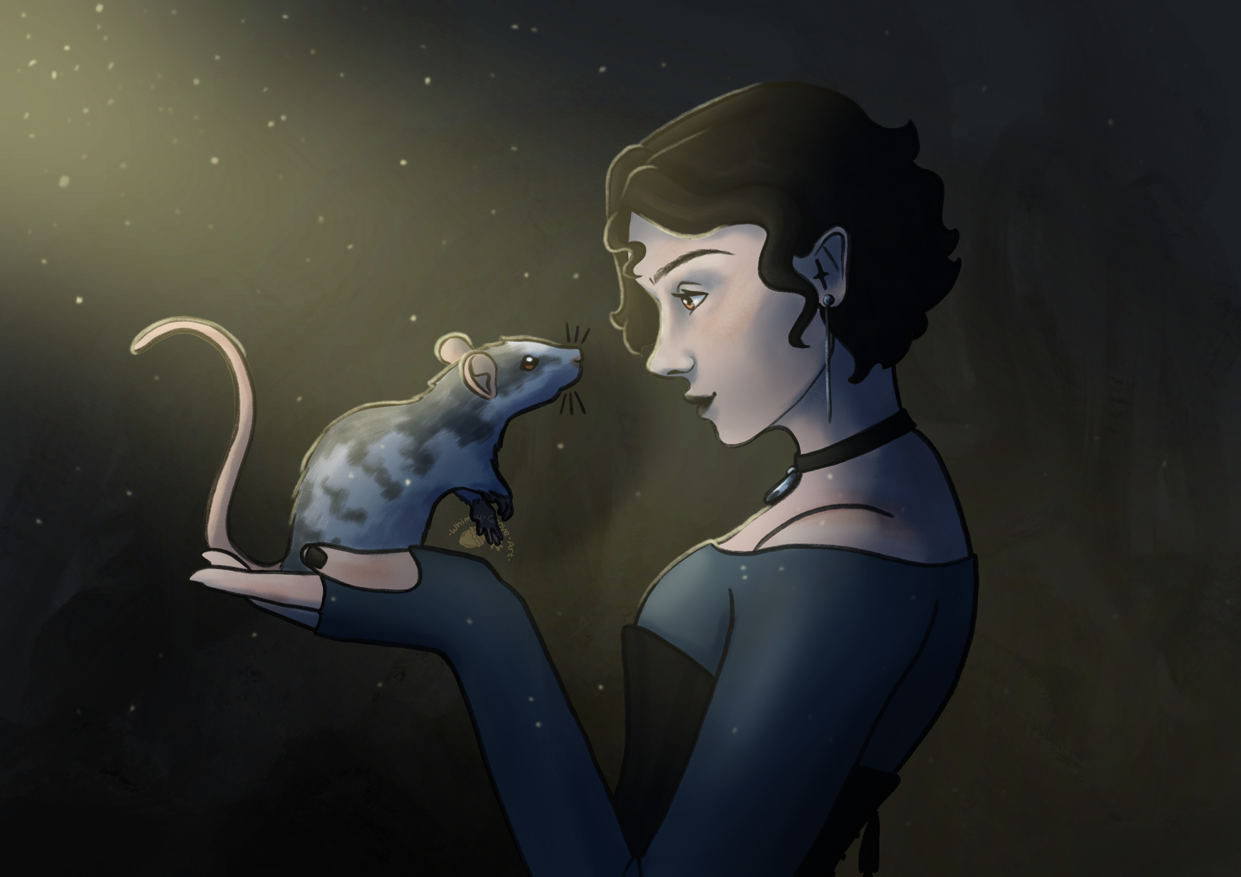 Vera and her rat.png