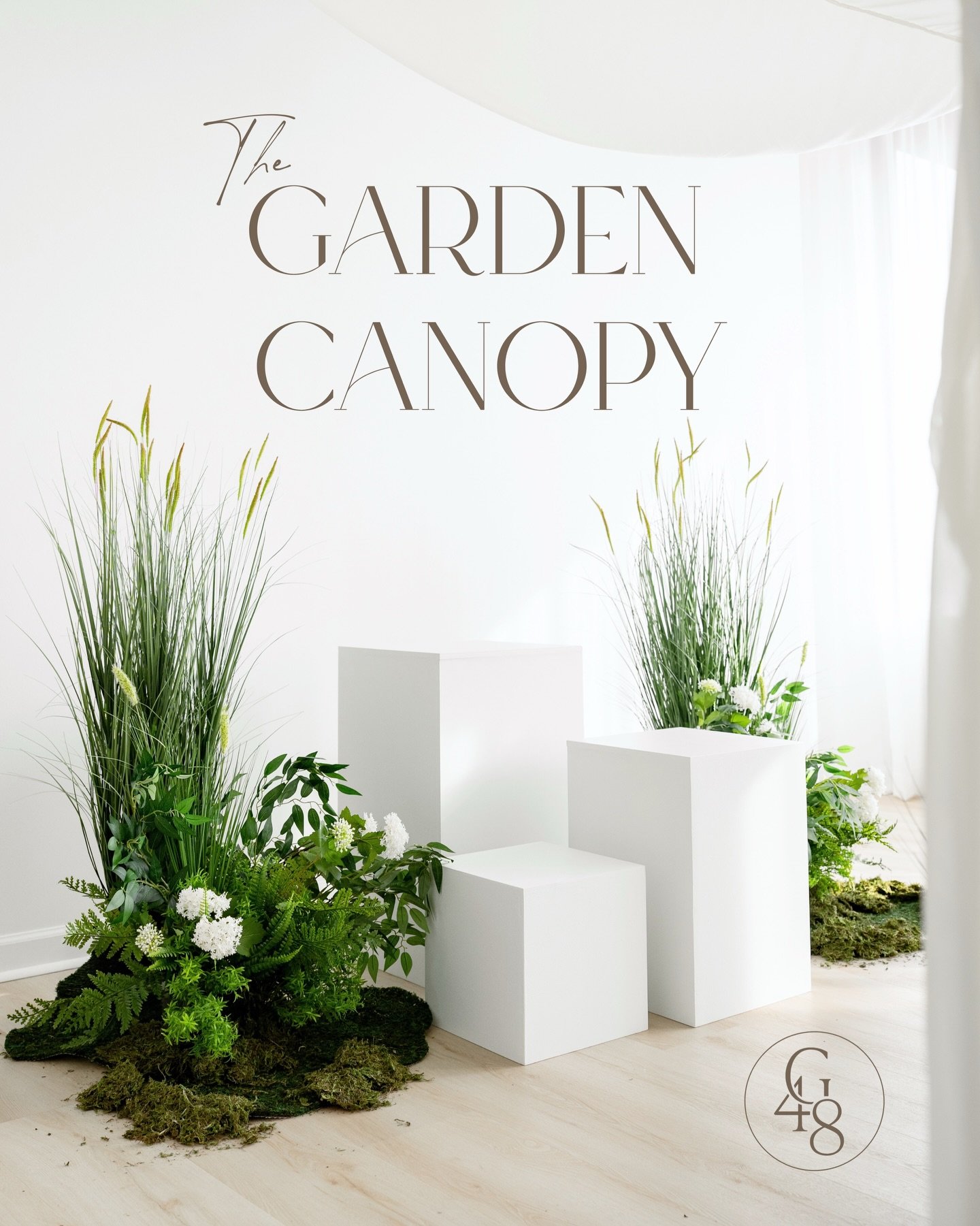 Spring sessions&hellip; without watching the weather forecast ☔️🌧️

The Garden Canopy set is coming to Gallery 48 on 4/17🌿

This setup was created to give photographers a spring-inspired environment that still feels elevated and editorial.

Inside 