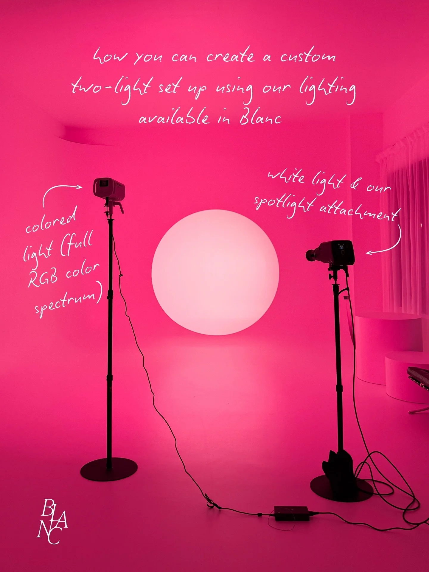 don&rsquo;t sleep on Blanc after dark 🌙

with our two artificial lights available in the studio, you can create so many custom lighting set ups for any occasion! 

here&rsquo;s one we were playing with 💕🤩

#studiolighting #photostudio #photography