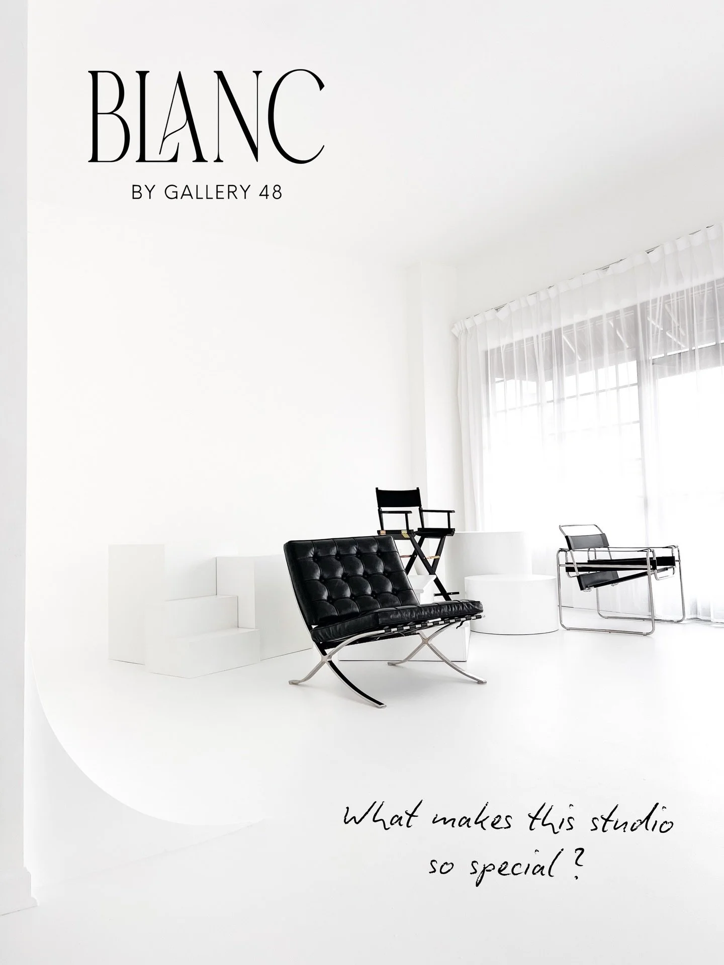 Are you curious what makes our studio so special? 👀

We thought of every detail so you don&rsquo;t have to. Are you ready to experience a seamless session in our space? 

Book your hourly rental at the link in our bio 🤍

#photographystudio #photost