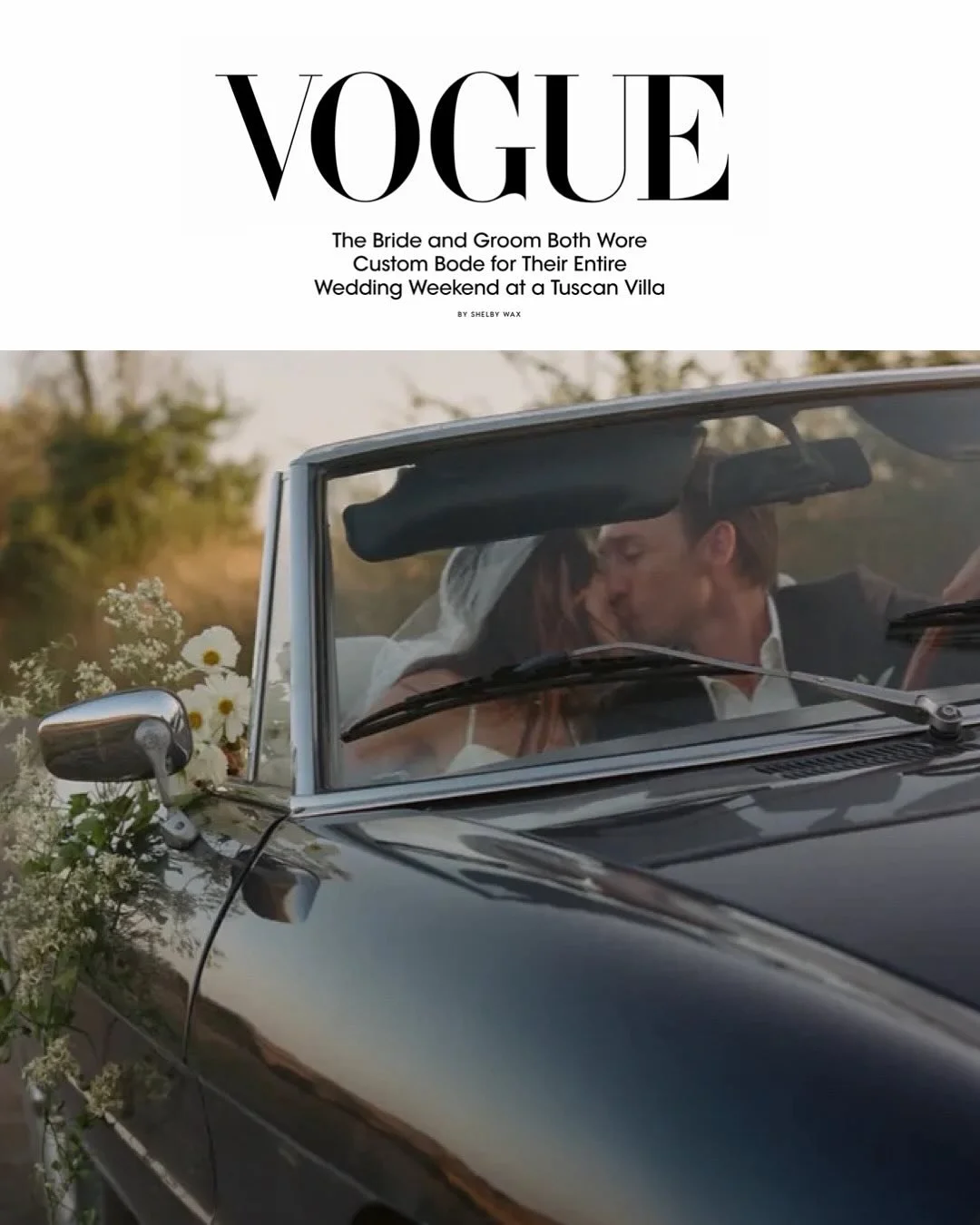 thrilled to see these wonderful humans on @vogueweddings 

Published in February of this year. 

Lauren and Travis hosted a full weekend Italian wedding for 80 of their nearest and dearest in July of this past year. Together, with the brilliance of D