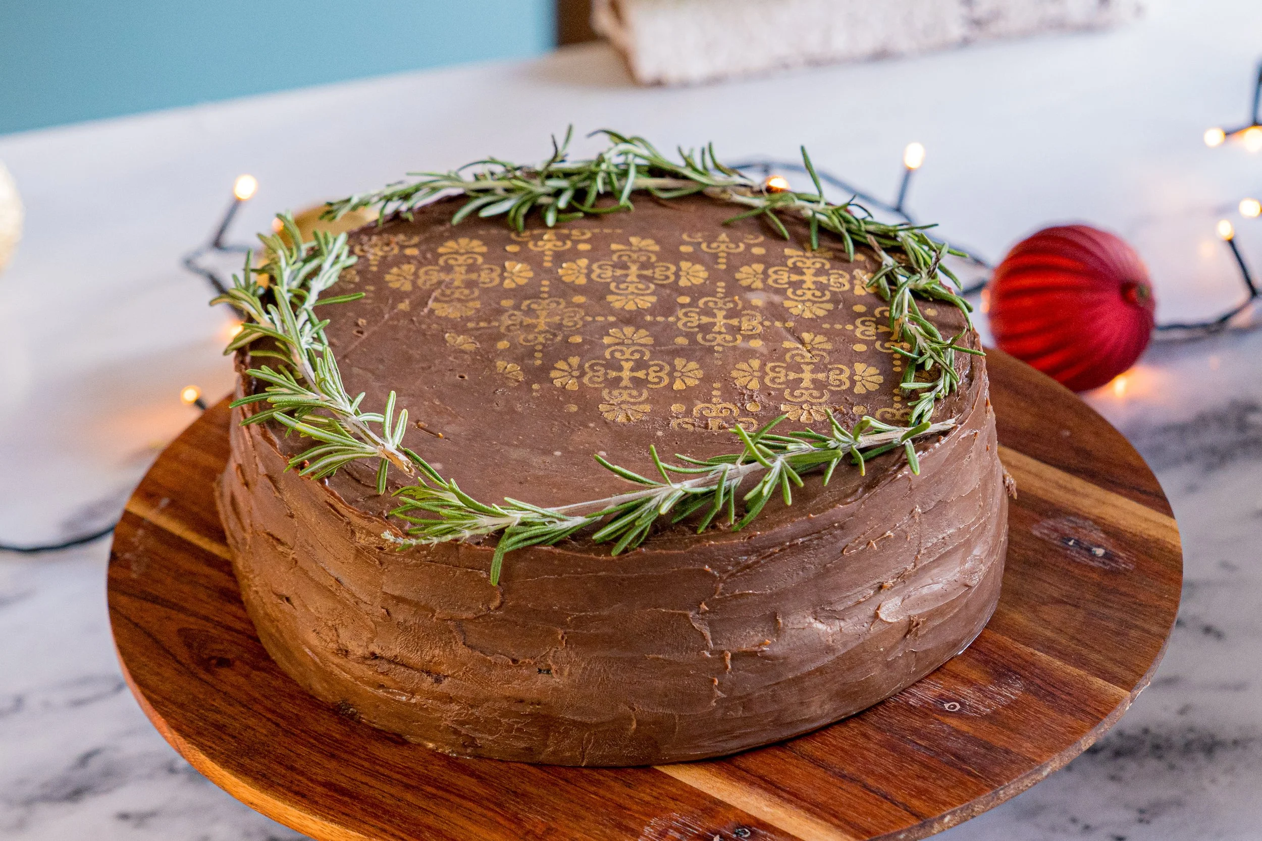 Bolo Natalino Sem Lactose