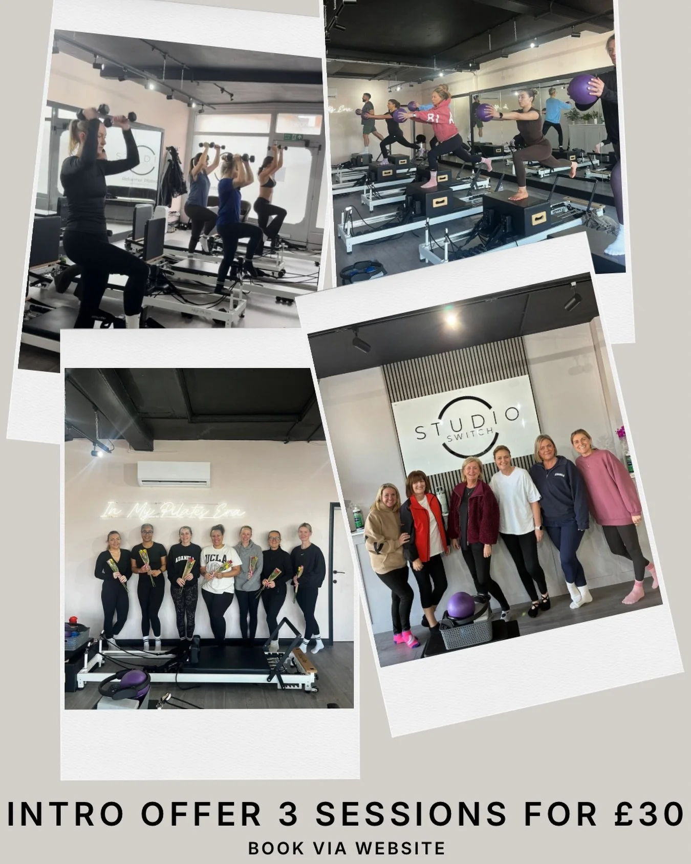 Looking to get started with Reformer Pilates?

Our Intro Offer is the perfect way in
3 sessions for just &pound;30

✔️ Small, personalised group sessions
✔️ Fully qualified &amp; insured instructors
✔️ A supportive, welcoming community

No pressure, 