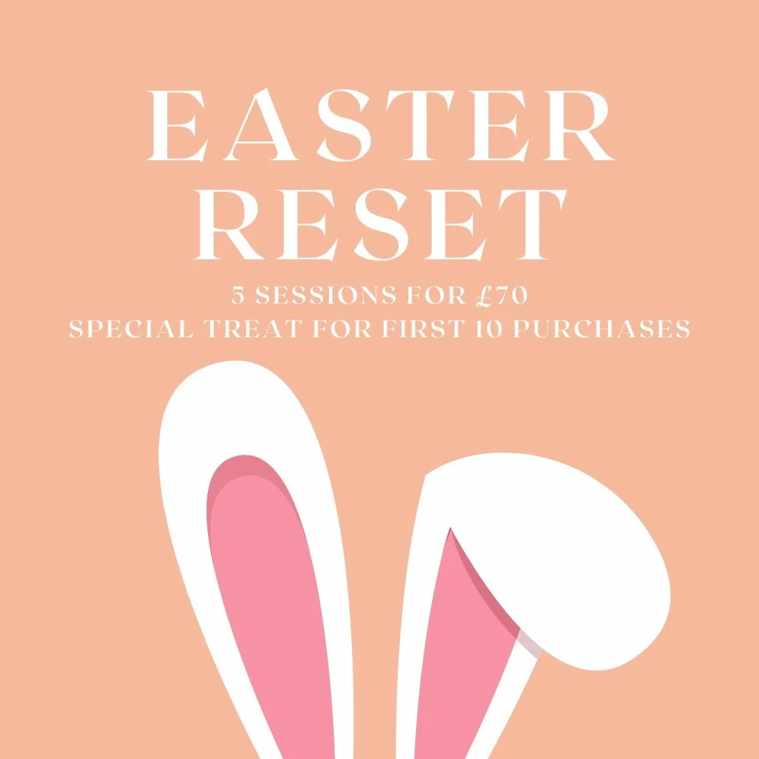 Something sweet just landed&hellip; and no, it&rsquo;s not chocolate 🐣✨

Our Easter Reset is here
5 sessions for &pound;70 to get you feeling strong, energised, and back in your routine.

And the cherry on top&hellip;
The first 10 purchases get a FR