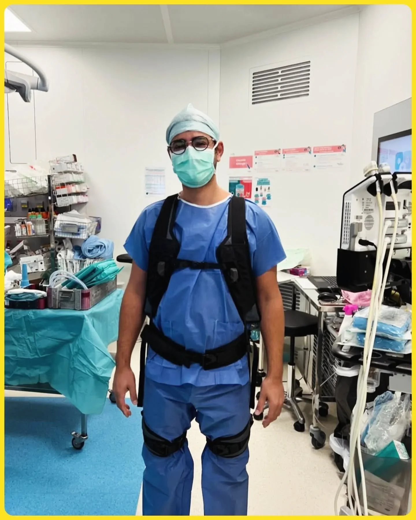 Long surgeries. Awkward positions. Endless hours.

That&rsquo;s why surgeons like @drmichelazar tested the HAPO exoskeleton with their team in the operating room. 🥼🩺

By reducing strain and fatigue, Hapo helps surgeons stay focused and energized &n