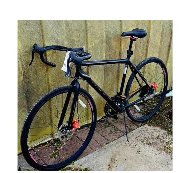 Kent Bike model NAZZ front and rear disc brakes new 700 x 35 tires and tubes. Tube top shifters with brakes on the handlebars and the drops. Very good entry level gravel bike. $150.00