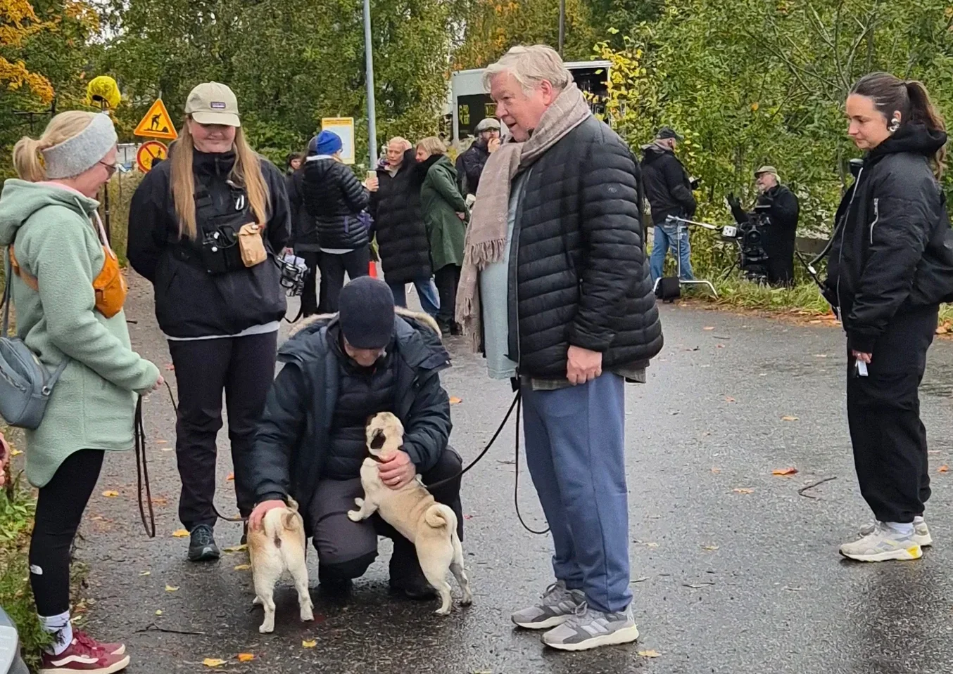 Mopsit tähdittivät Klaus Härön uutta elokuvaa