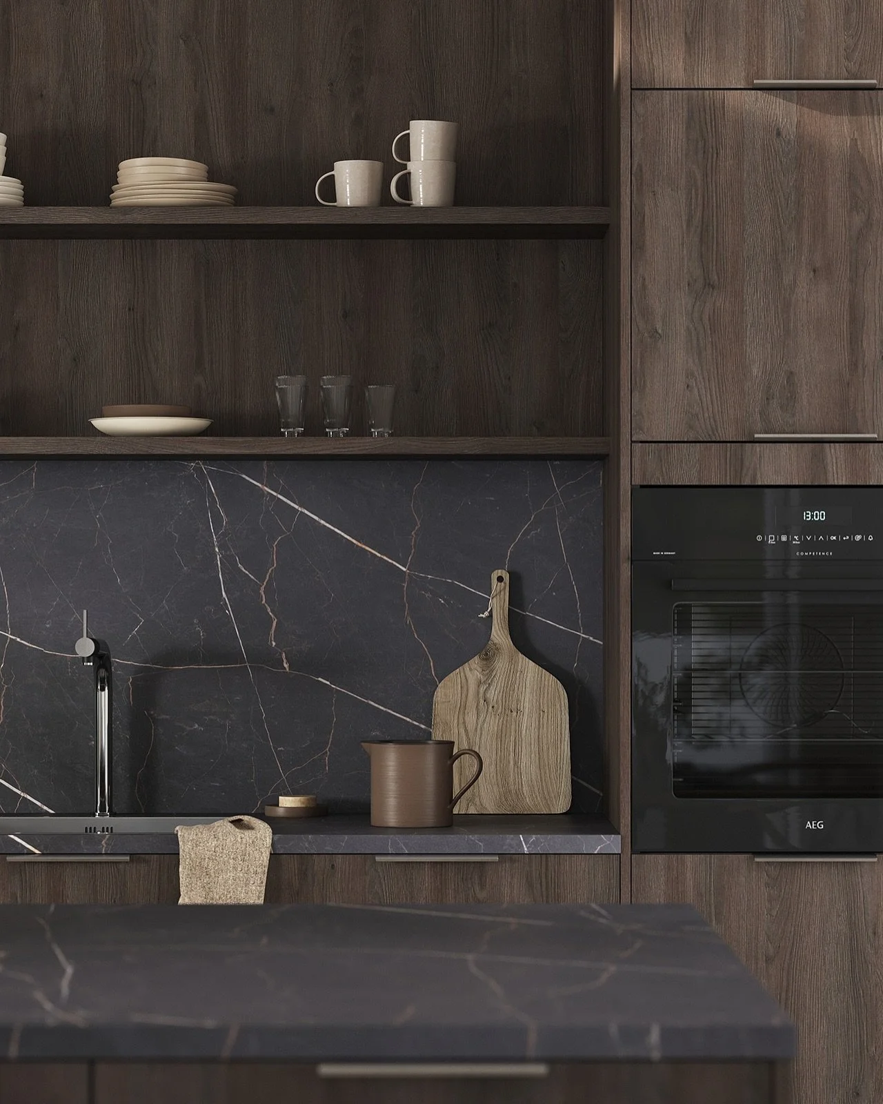 Advent er tiden for &aring; samles, og for mange betyr det mange timer p&aring; kj&oslash;kkenet ✨ 

Femunden fra @straikjokken kombinerer rene linjer, varme materialer og funksjonelle l&oslash;sninger som gj&oslash;r hverdagen b&aring;de enklere og 