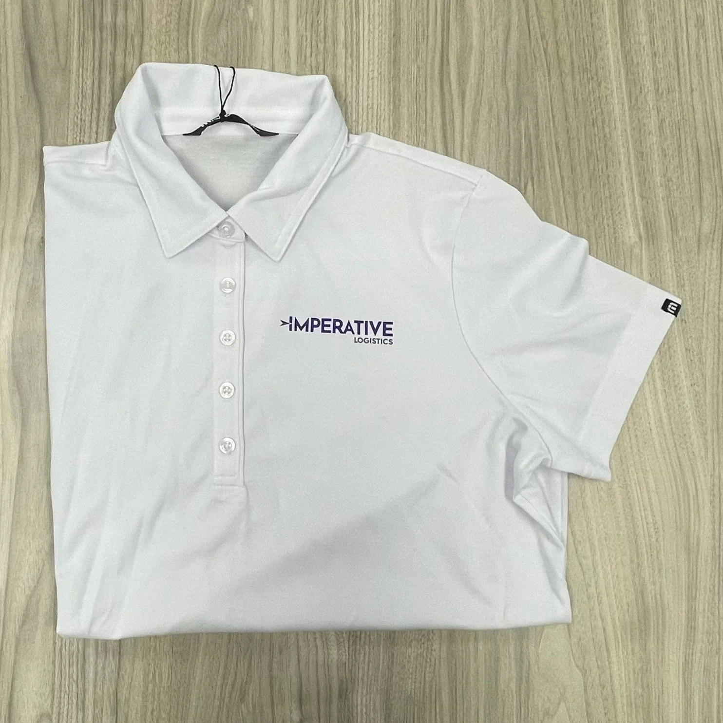 Imperative Logistics - Womens Light White Polo - Sq.jpg