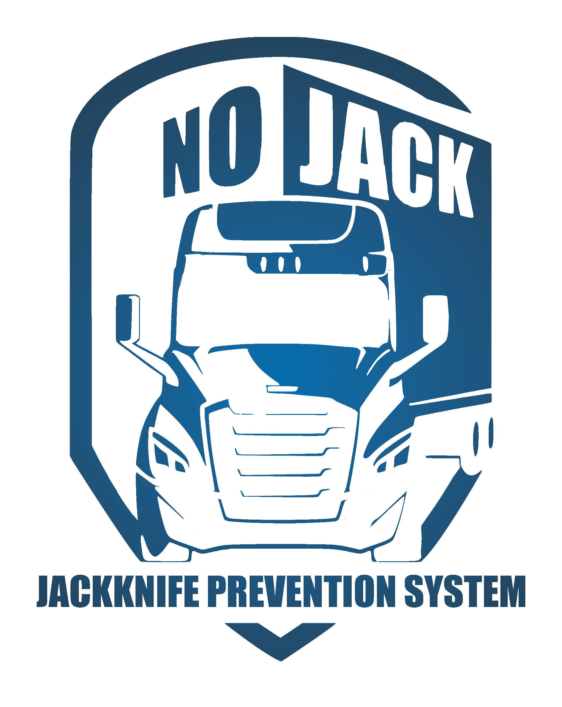 NO JACK Logo Gradient Blue