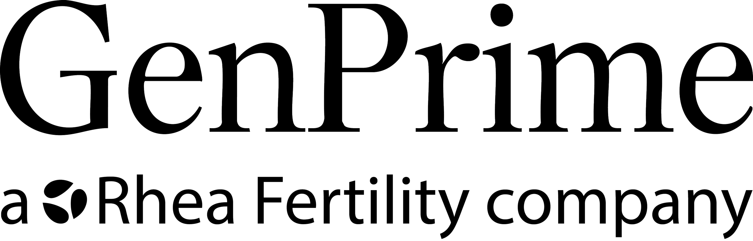 GenPrime Rhea Fertility Company Logo