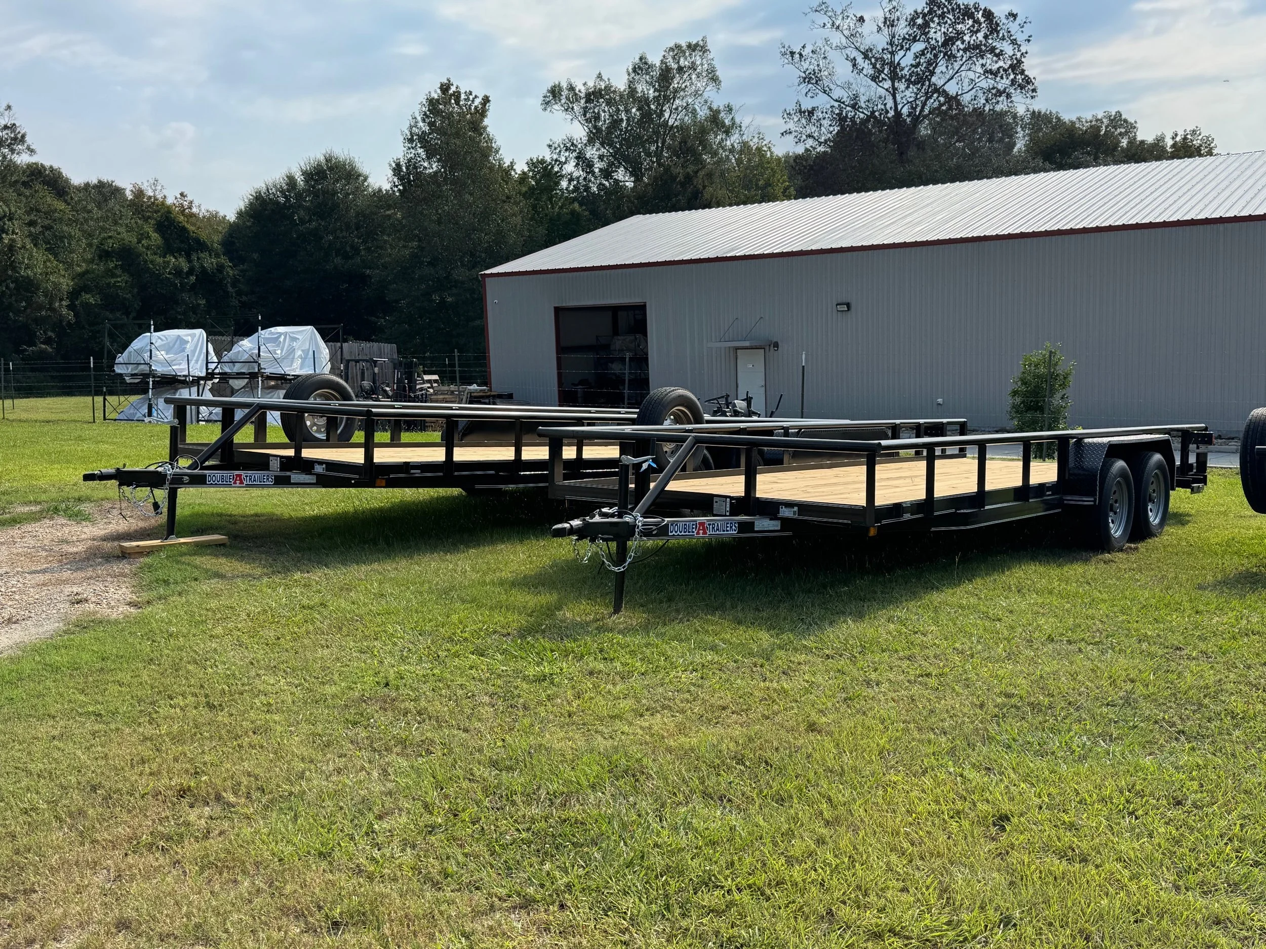 2 in Stock - 83" x 20' Tandem Axle Utility Trailer w/ Slide-in Ramps