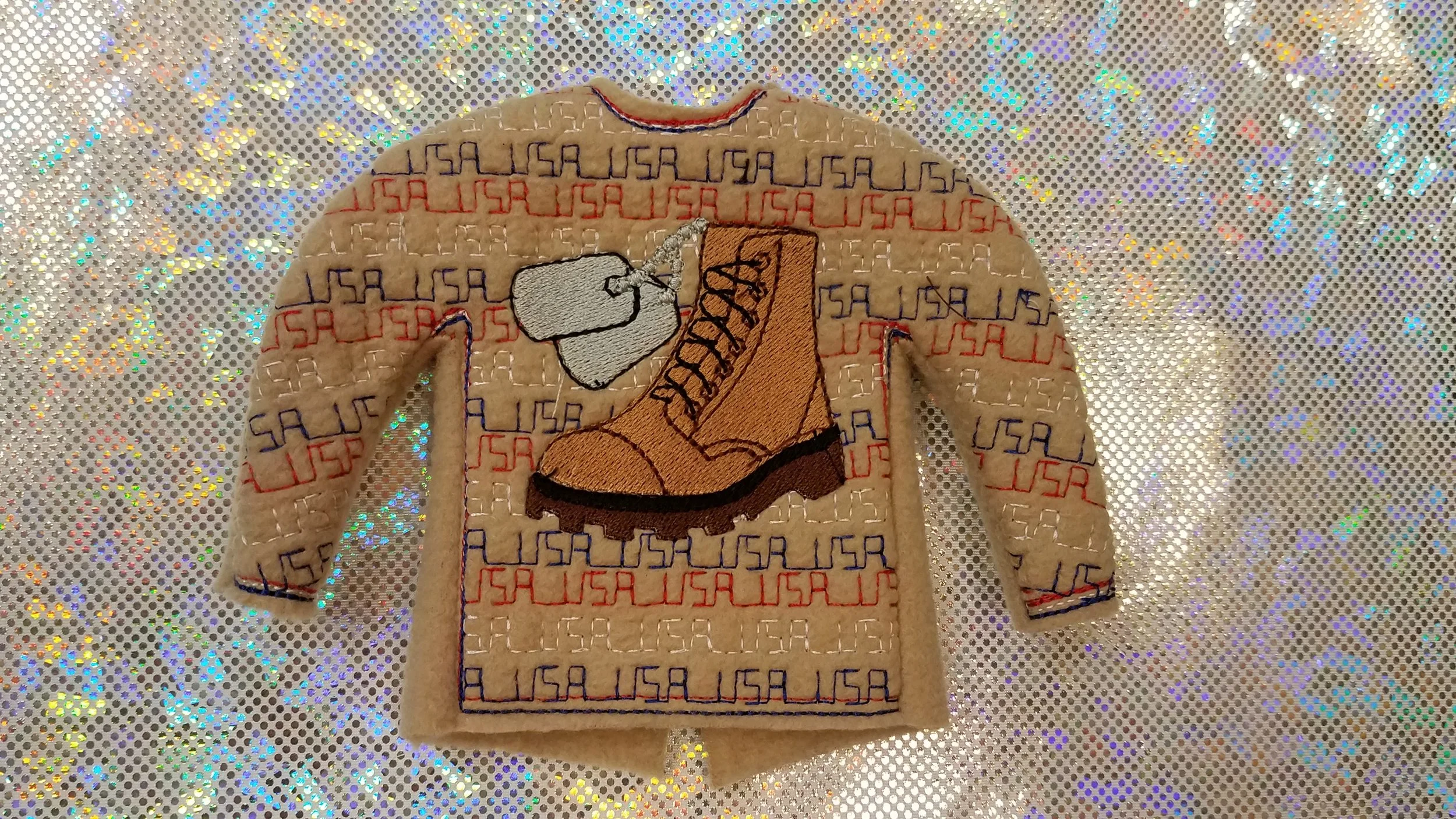 Army Sweater for 12" Doll or Elf Clothes (Copy) (Copy)