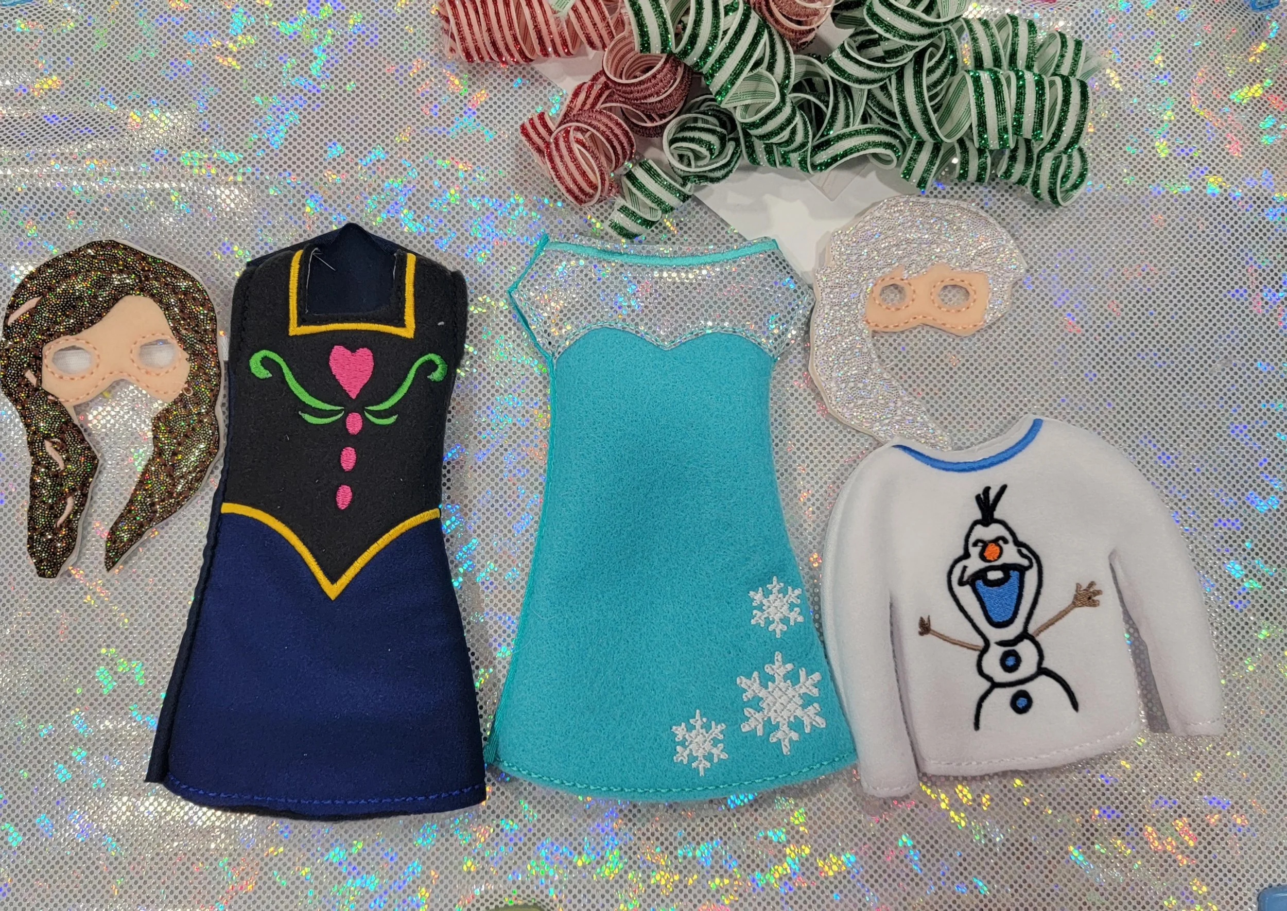 12" Doll or Elf Clothes Frozen Princesses