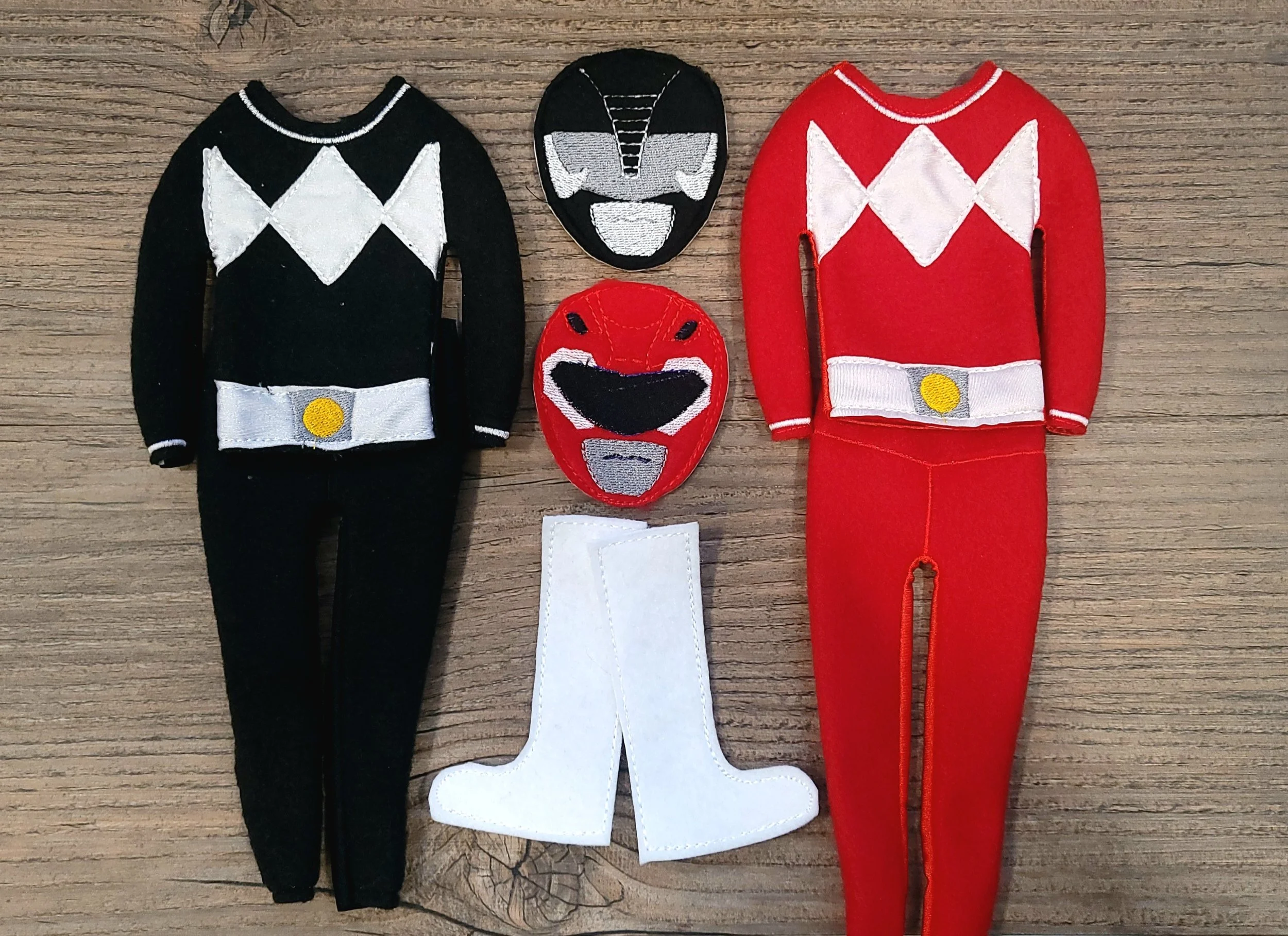 12" Doll or Elf Clothes POWER RANGERS