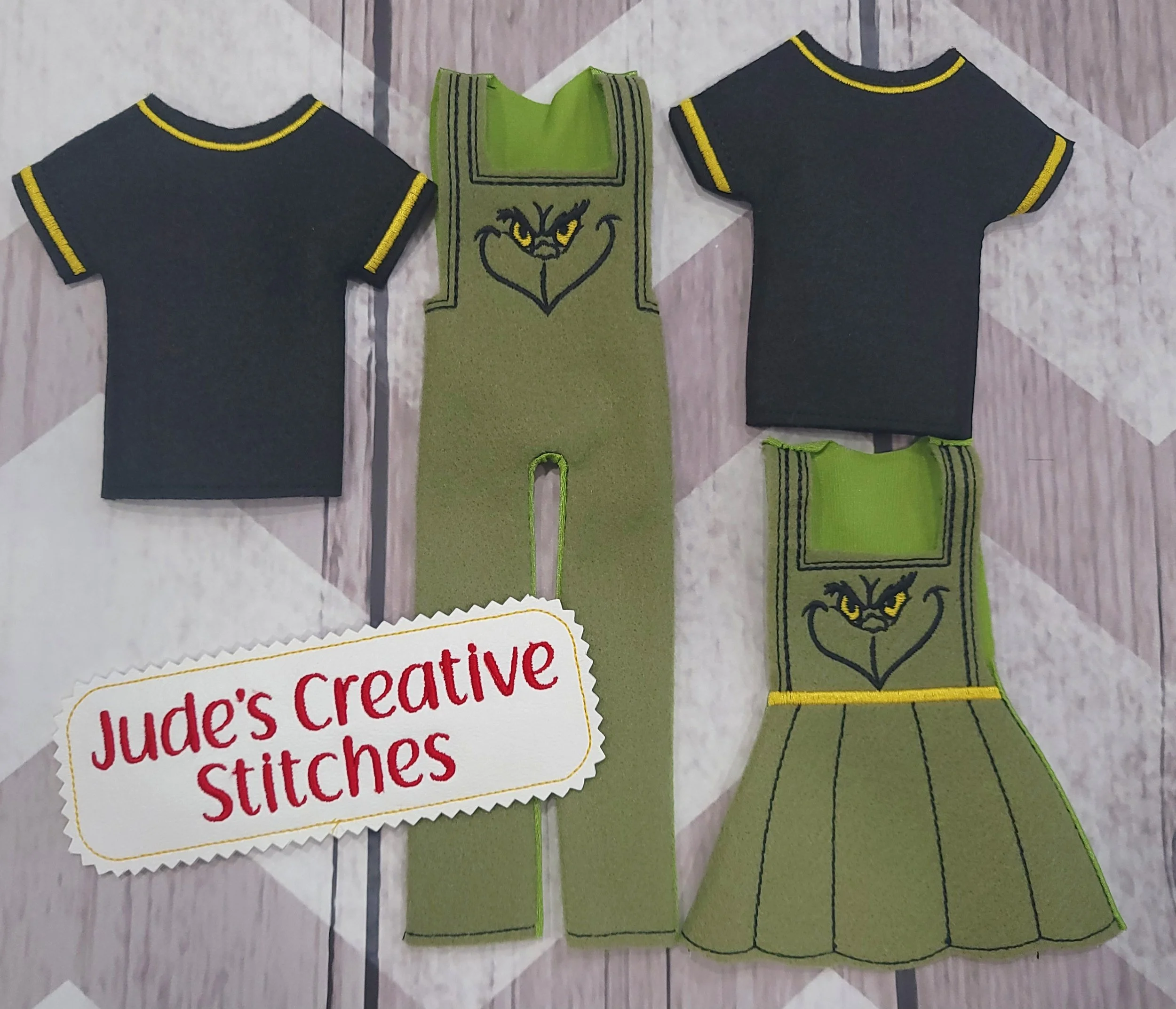 12" Doll or Elf Clothes Mean Guy